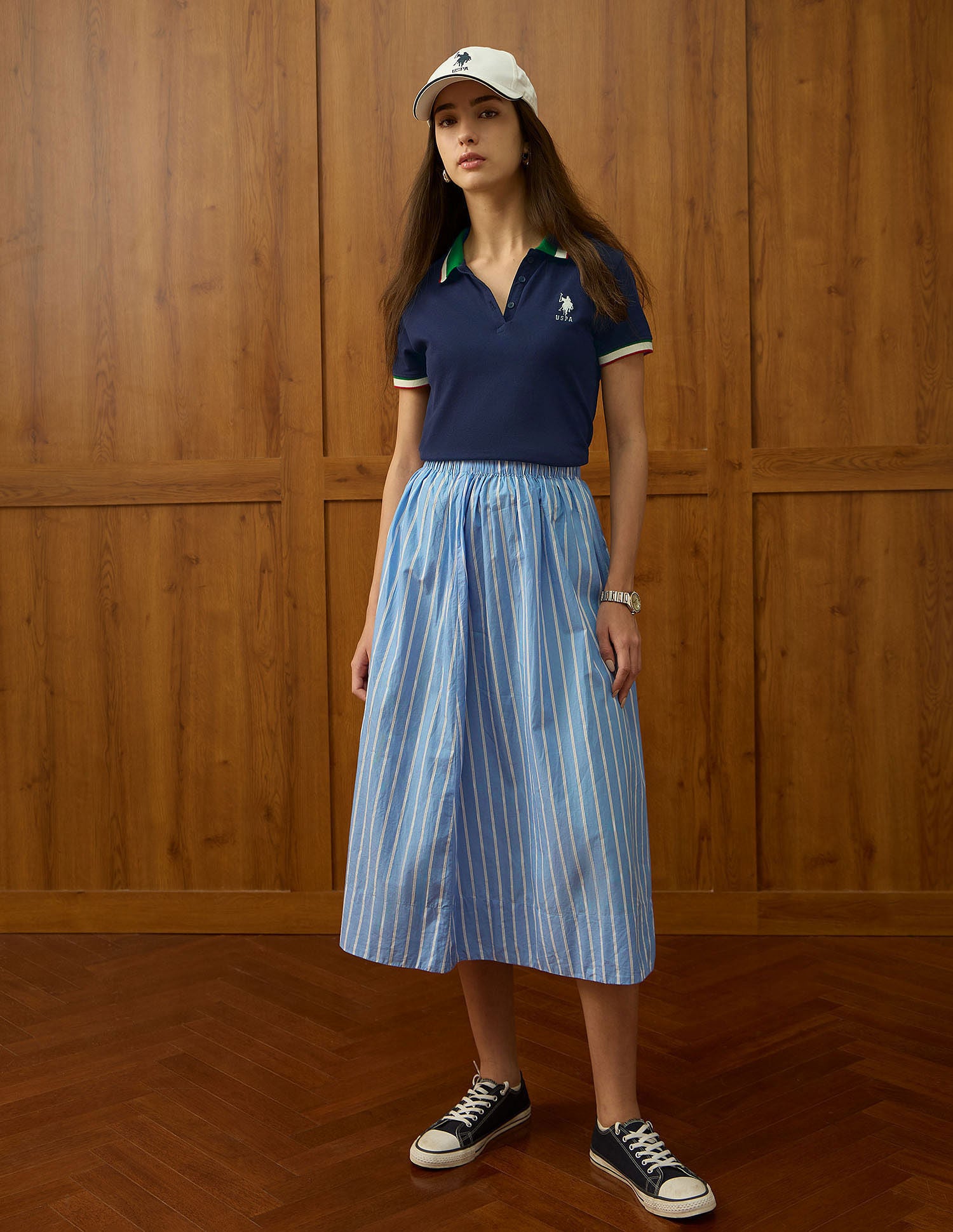 Regular Fit Solid Polo Shirt Navy - U.S. POLO ASSN. | Large