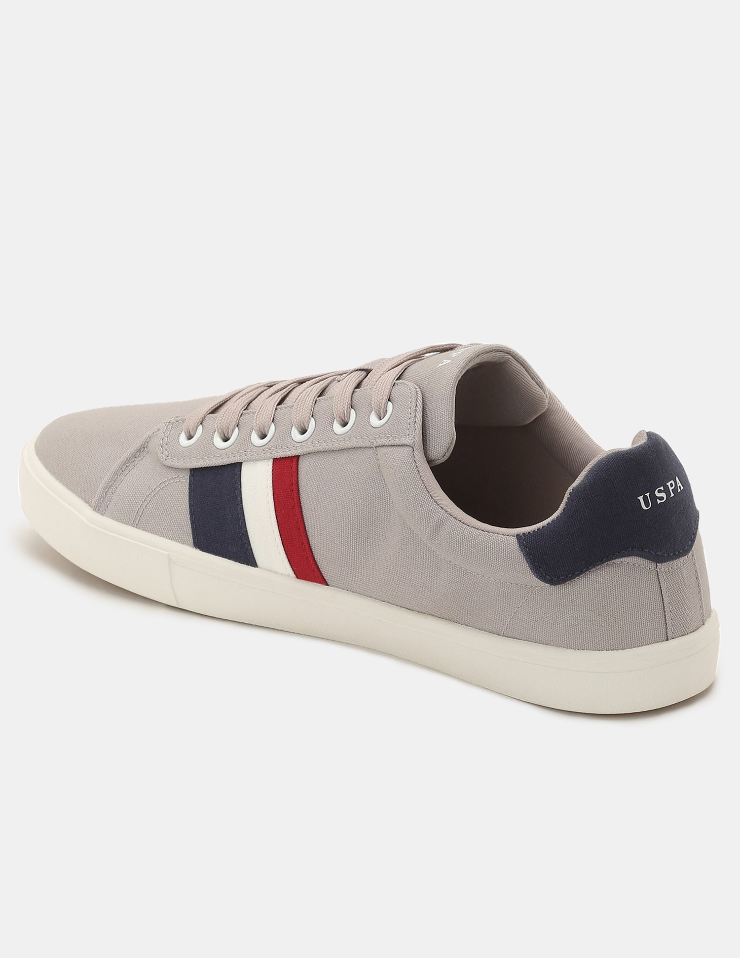 Men Striped Abor 2.0 Sneakers Grey - U.S. Polo Assn. India | Large