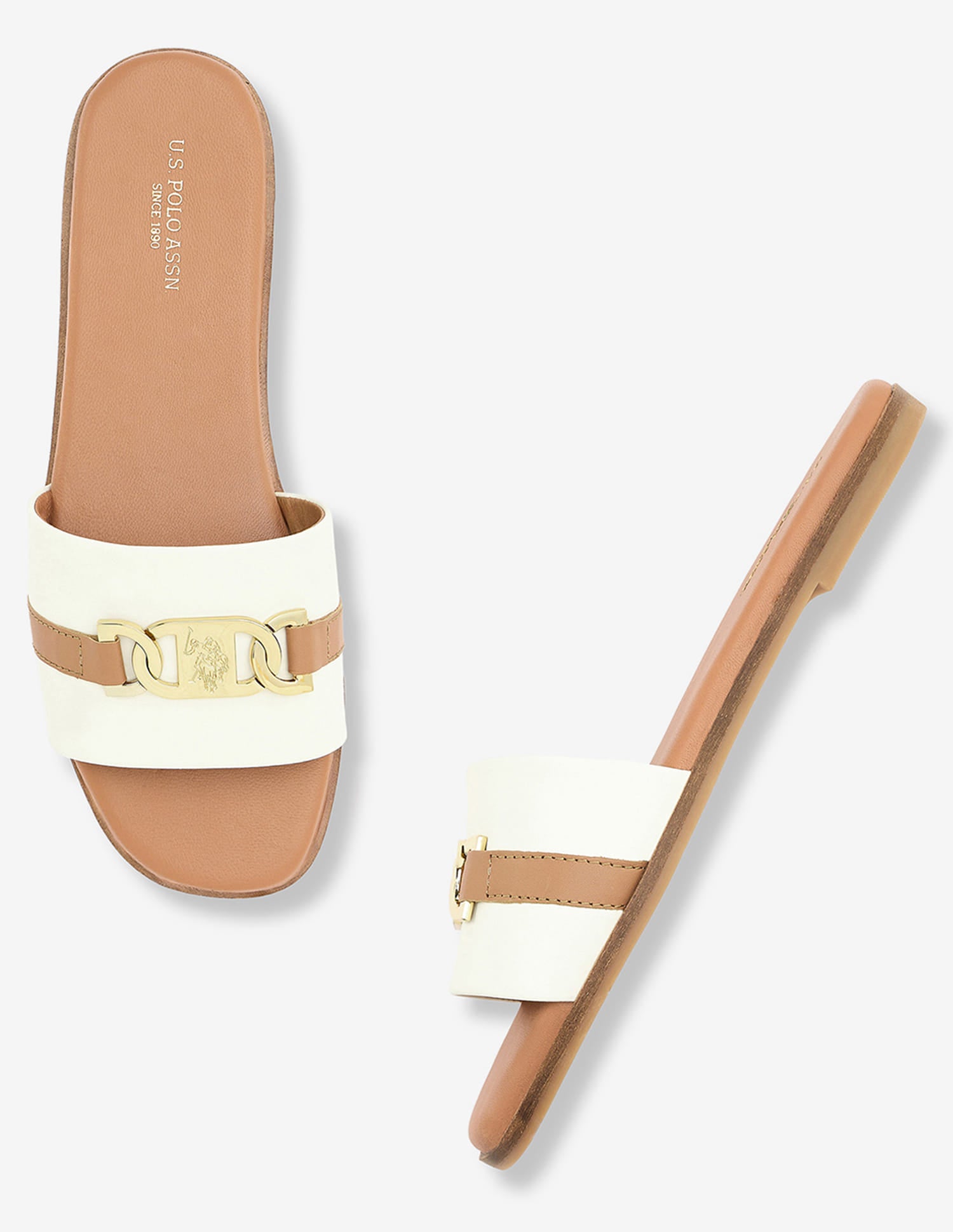 Alari Slip-On Flats Off White - U.S. Polo Assn. India | Large