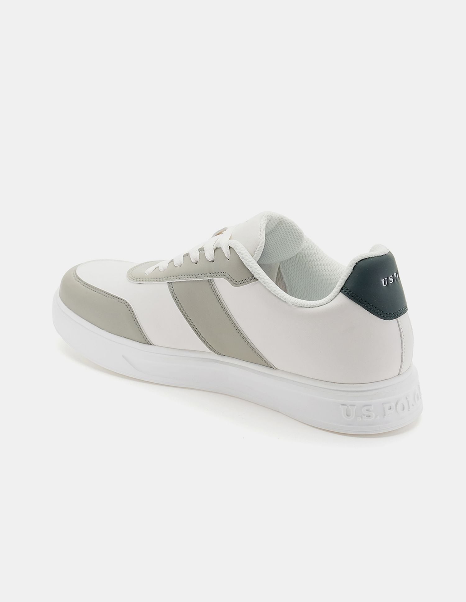 Men Torm Colour Blocked Sneakers Off White - U.S. POLO ASSN. | Large