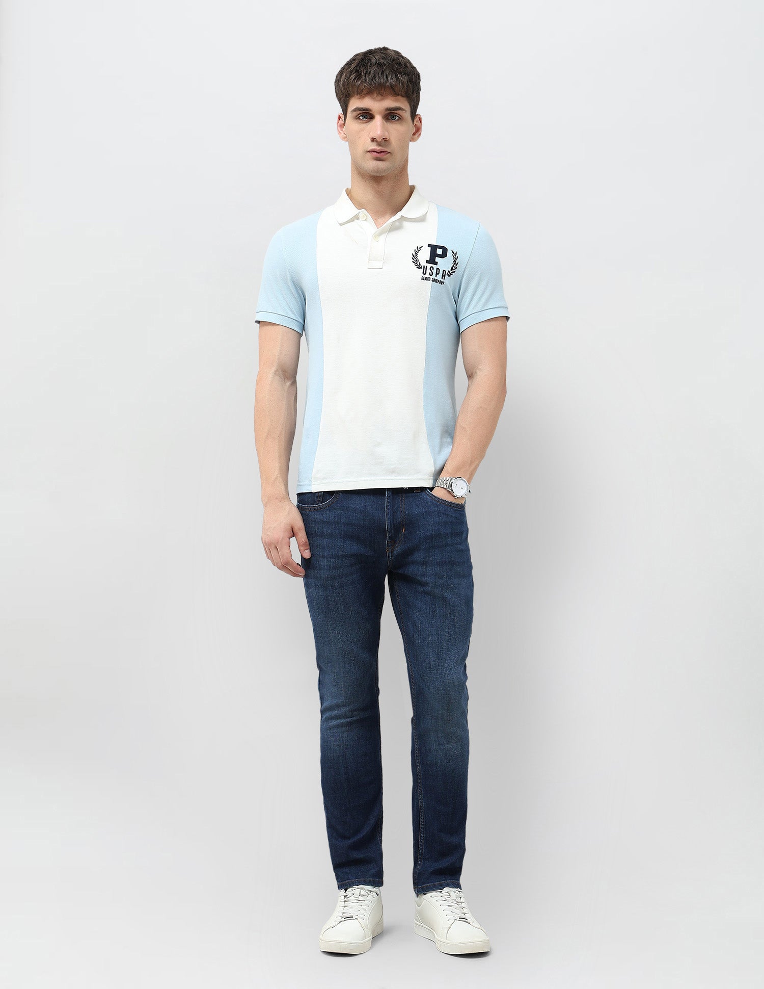 Henry Tapered Fit Mid Rise Jeans Dark Blue - U.S. POLO ASSN. | Large