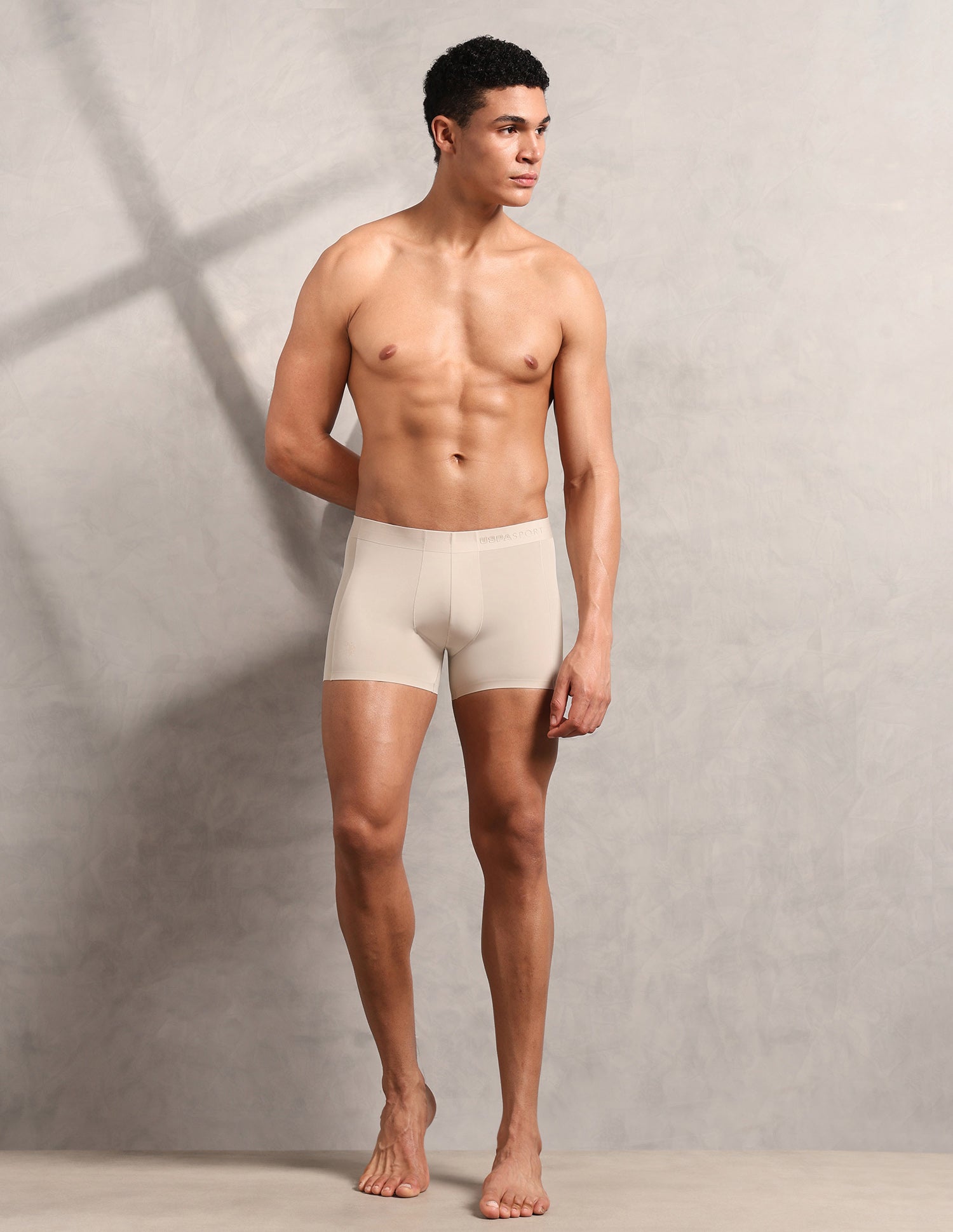 Mesh Panel Seamless RT004 Trunk Light Apricot - U.S. Polo Assn. India | Large