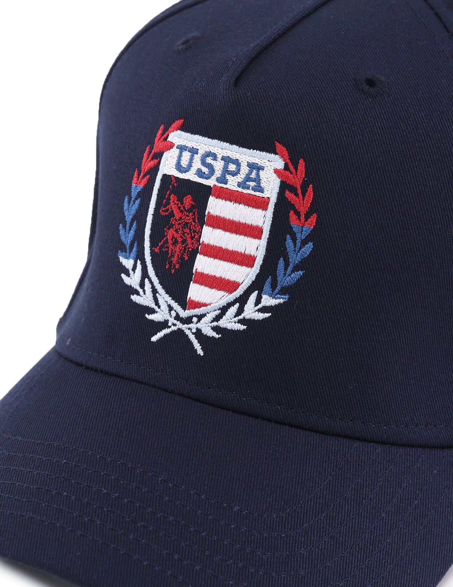Brand Embroidered Twill Cap Blue - U.S. Polo Assn. India | Large