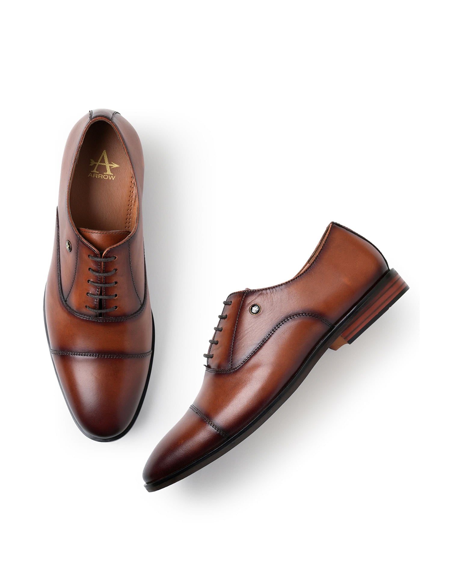 Orion 3.0 Leather Shoes Tan - U.S. Polo Assn. India | Large