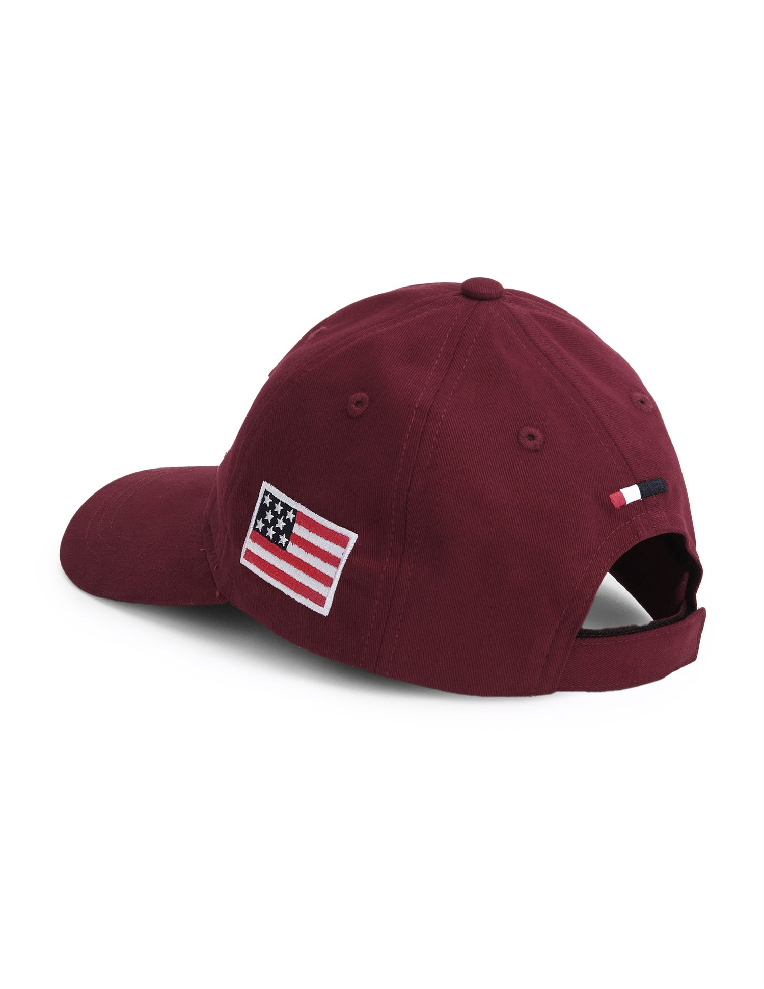 Brand Embroidered Twill Cap Maroon - U.S. Polo Assn. India | Large