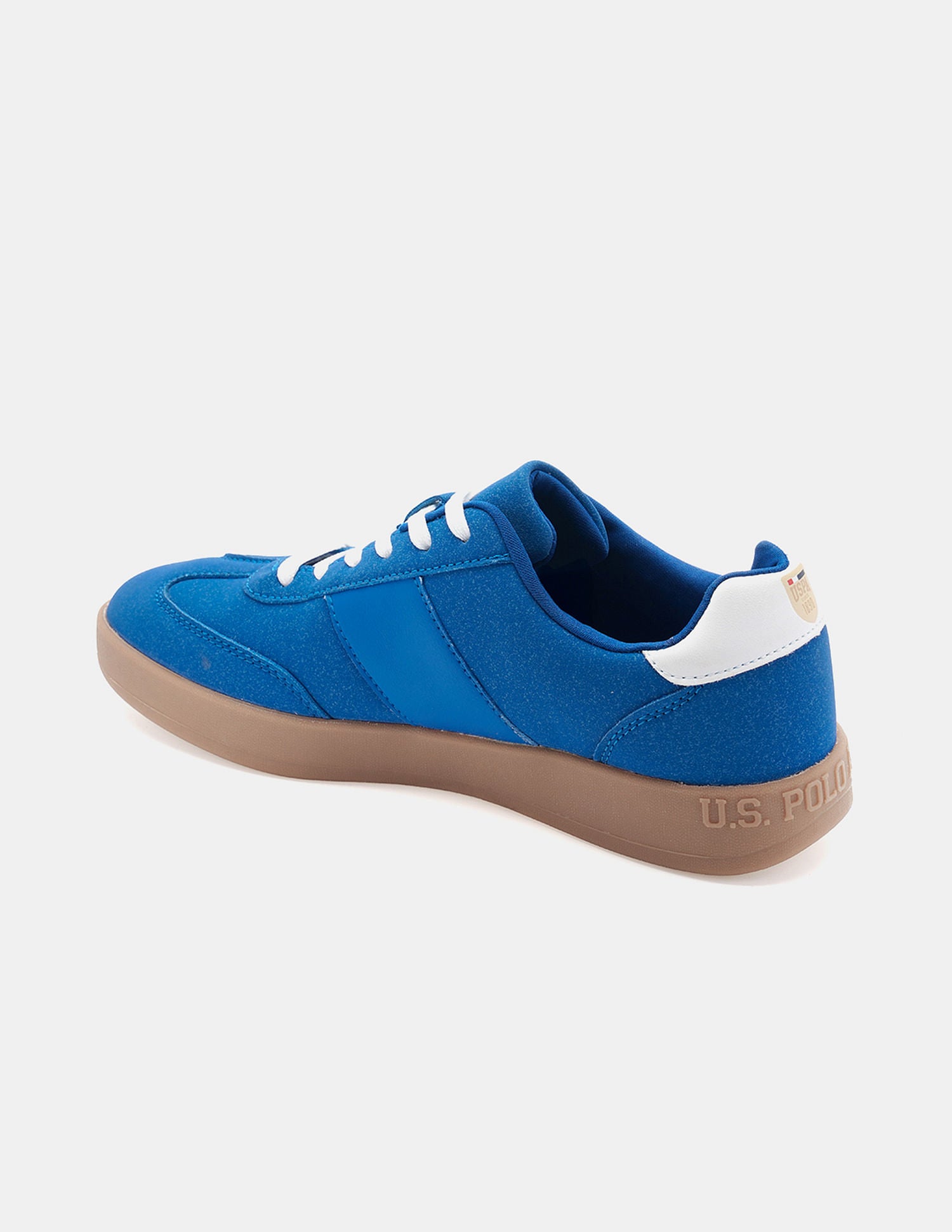 Round Toe Solid Skylar Sneakers Blue - U.S. POLO ASSN. | Large