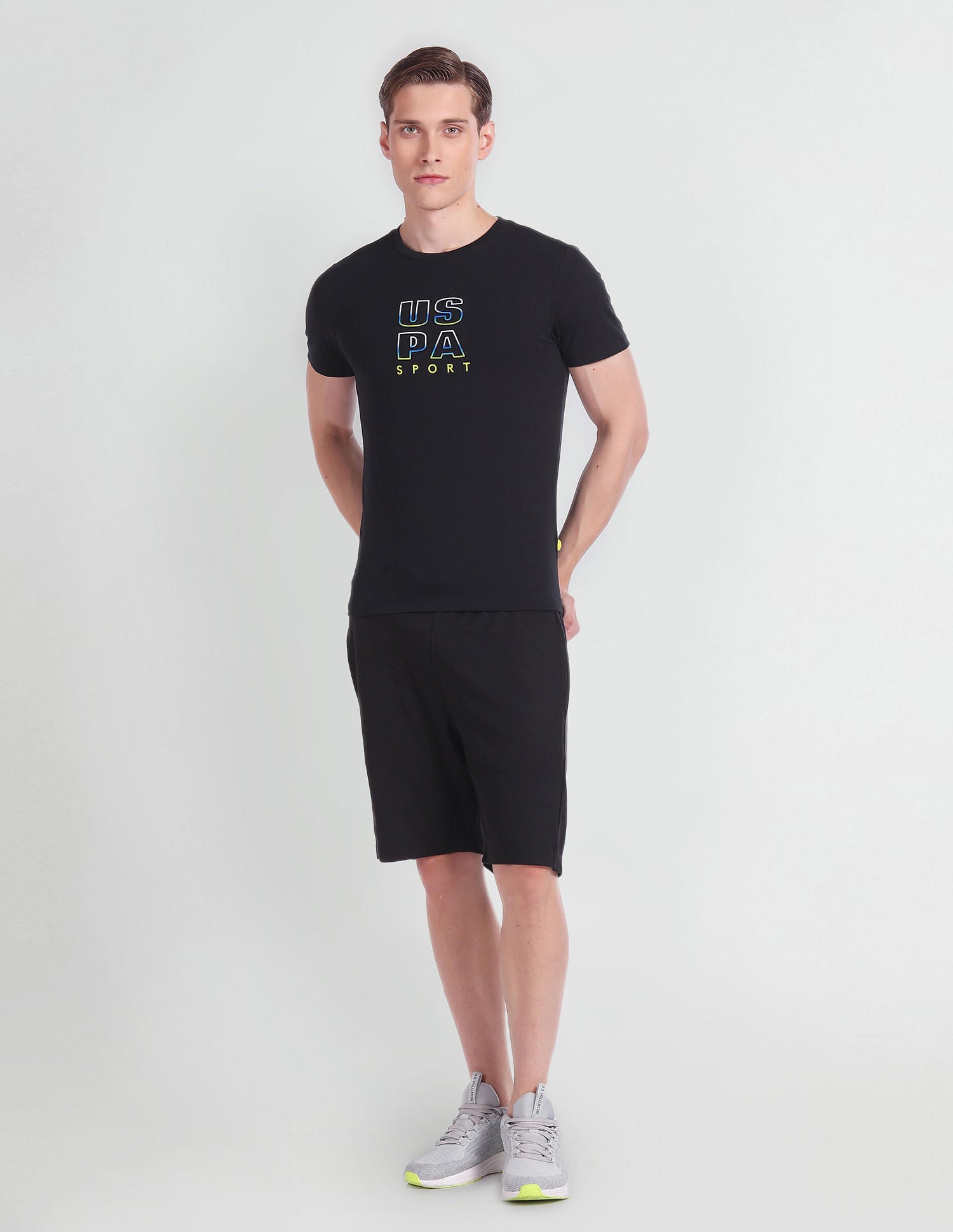 Embossed Logo Active T-Shirt Navy - U.S. POLO ASSN. | Large