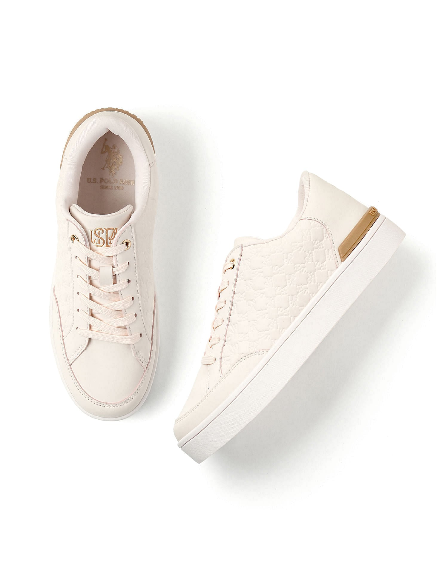 Round Toe Logo Mila 2.0 Sneakers Light Pink - U.S. POLO ASSN. | Large