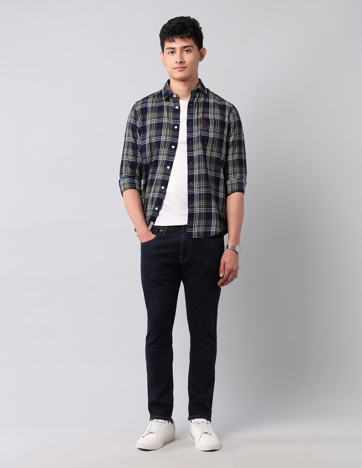 Henry Tapered Fit Blue Jeans Dark Blue - U.S. POLO ASSN. | Large