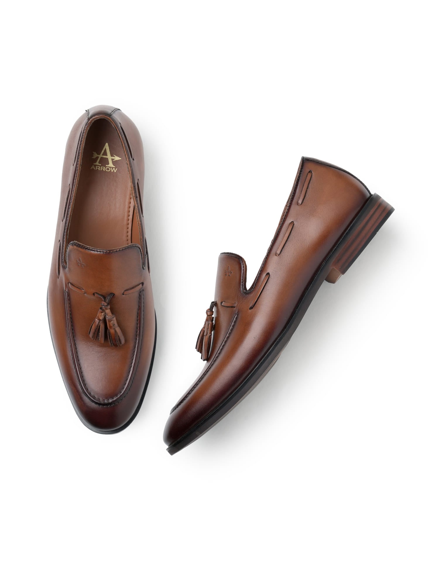 Joules 4.0 Leather Shoes Tan - U.S. Polo Assn. India | Large