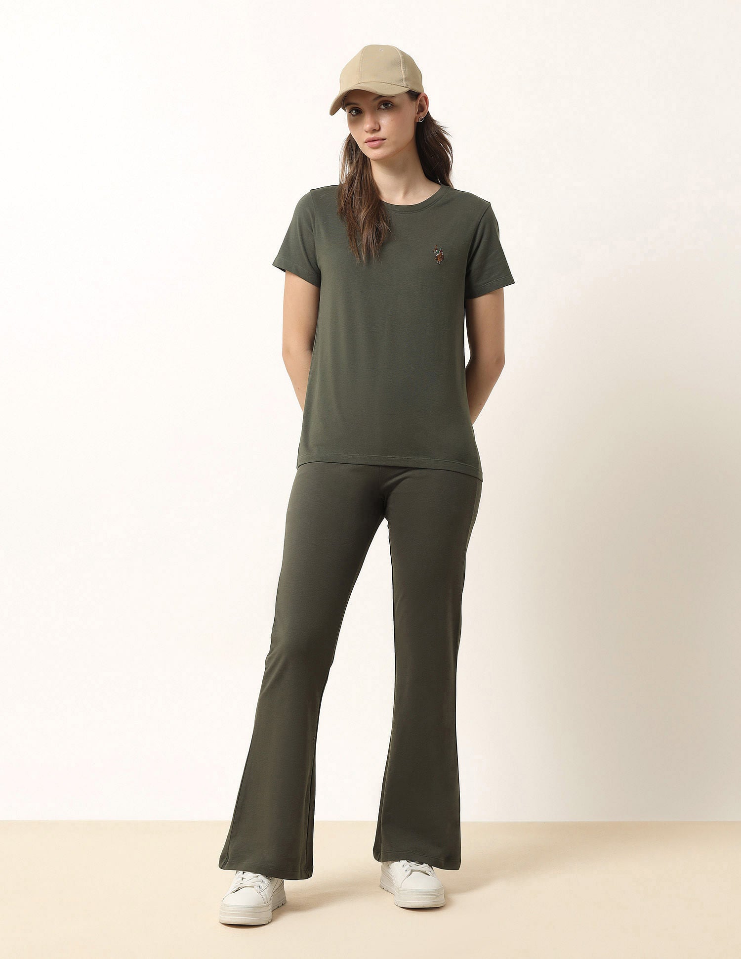 Regular Fit Lounge T-Shirt Olive - U.S. POLO ASSN. | Large