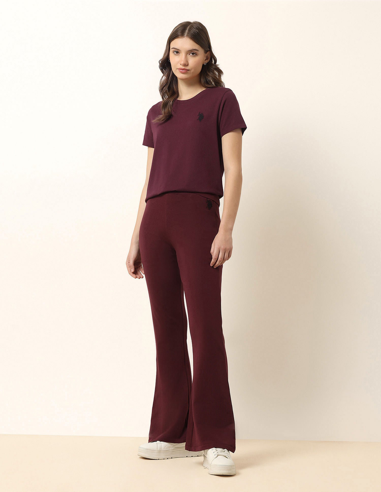 Regular Fit Lounge T-Shirt Maroon - U.S. POLO ASSN. | Large