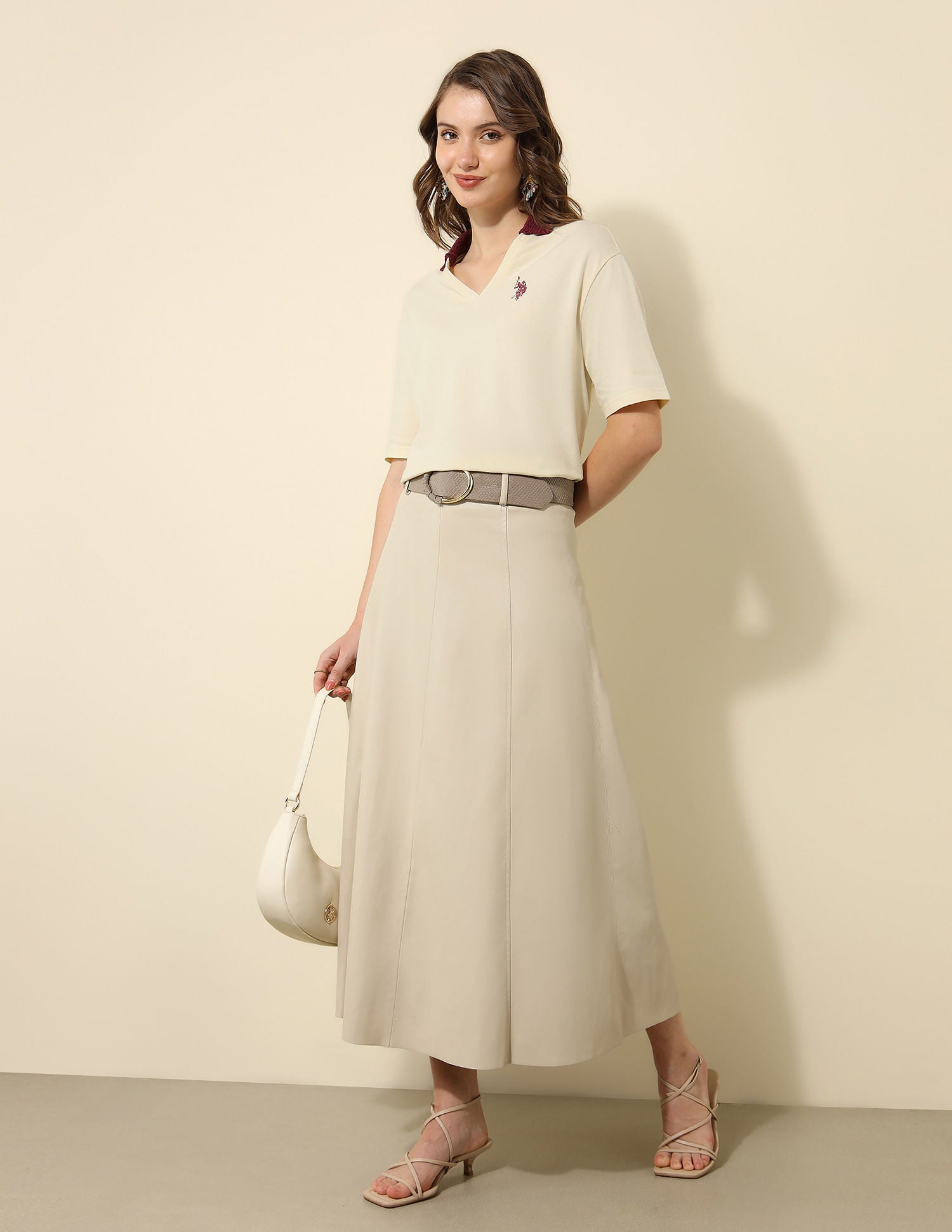 Regular Fit Polo Shirt Ecru - U.S. POLO ASSN. | Large