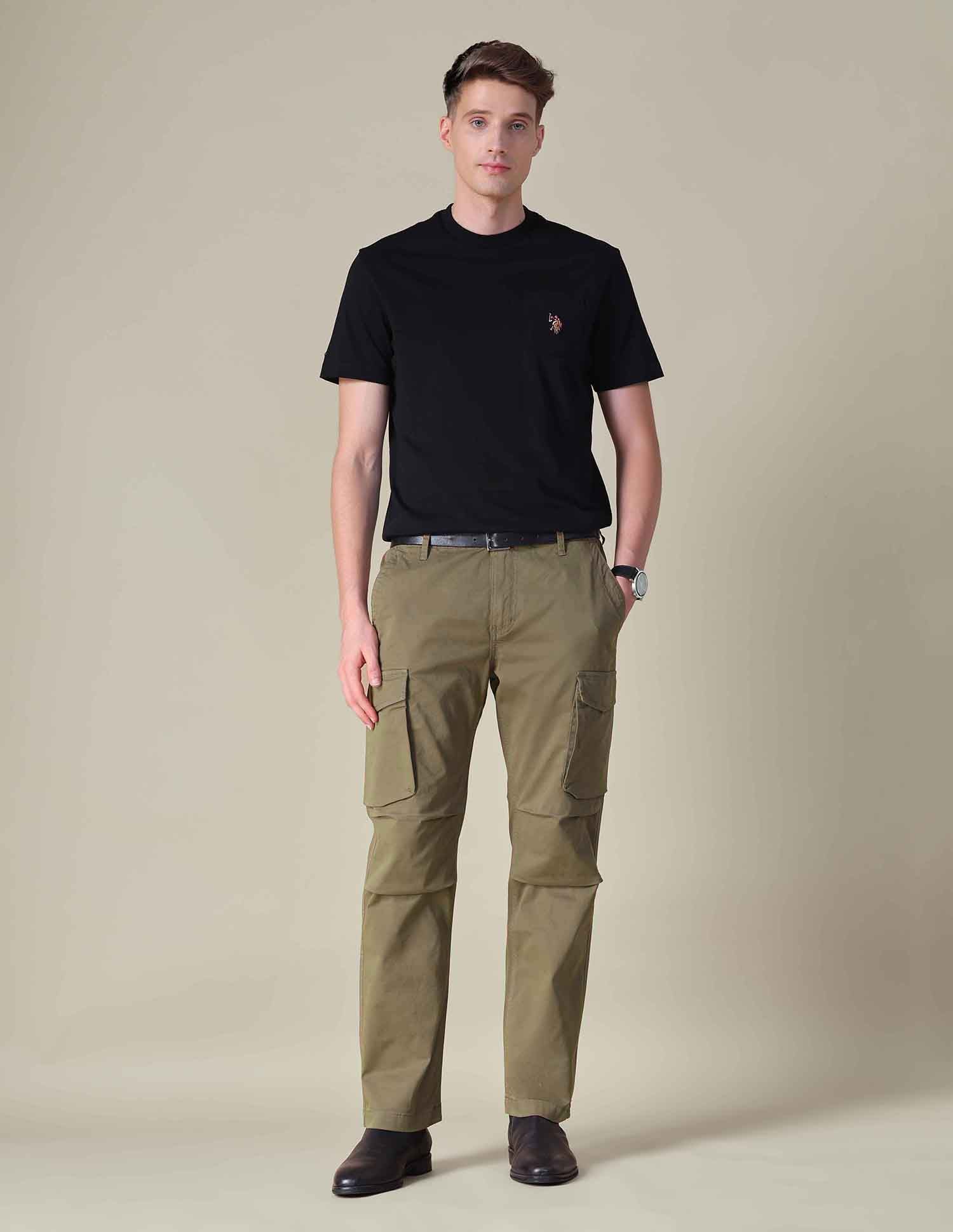 Twill Regular Fit Cargos Tan - U.S. POLO ASSN. | Large