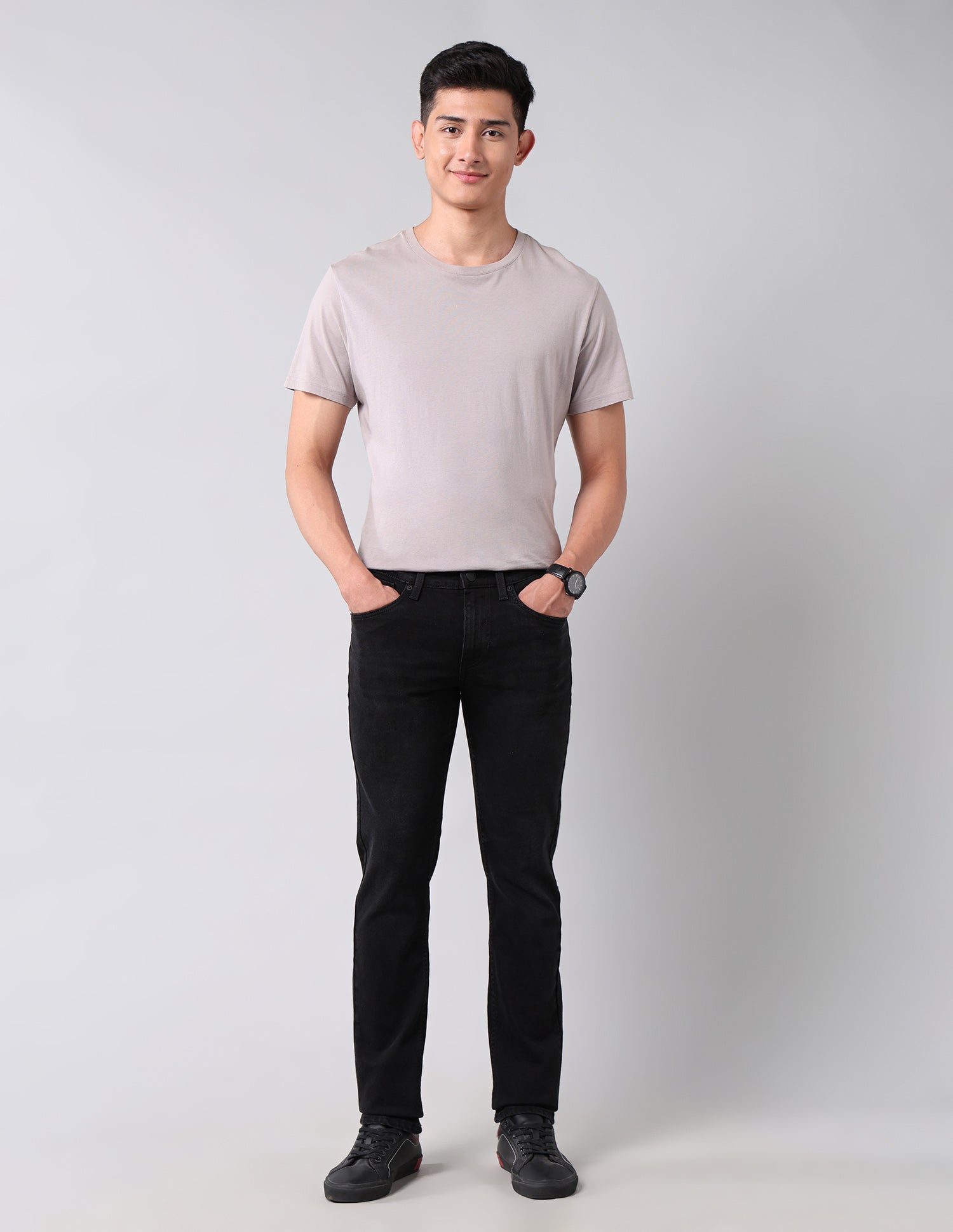 Regallo Skinny Fit Black Jeans Black - U.S. Polo Assn. India | Large