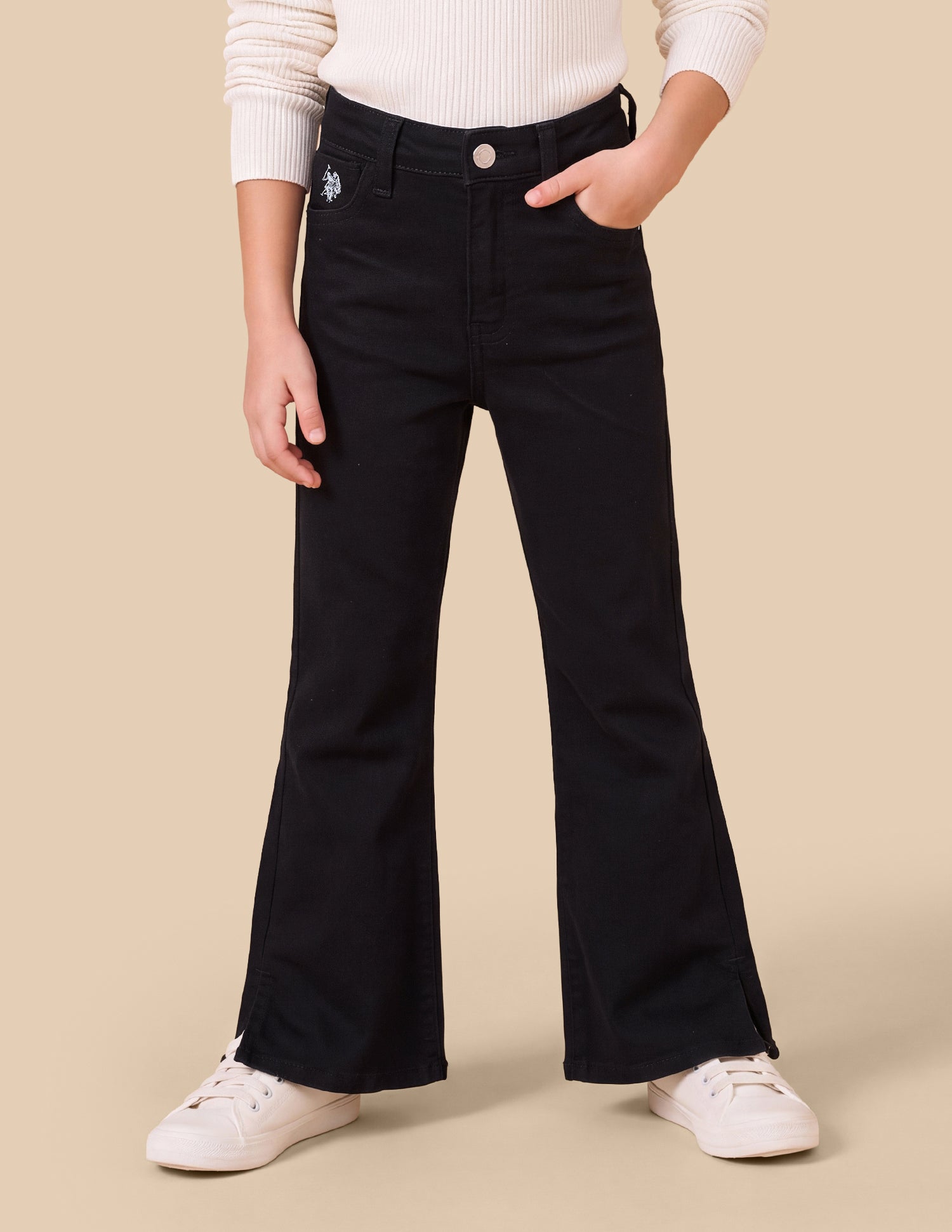 Bootcut Fit Black Jeans Black - U.S. Polo Assn. India | Large