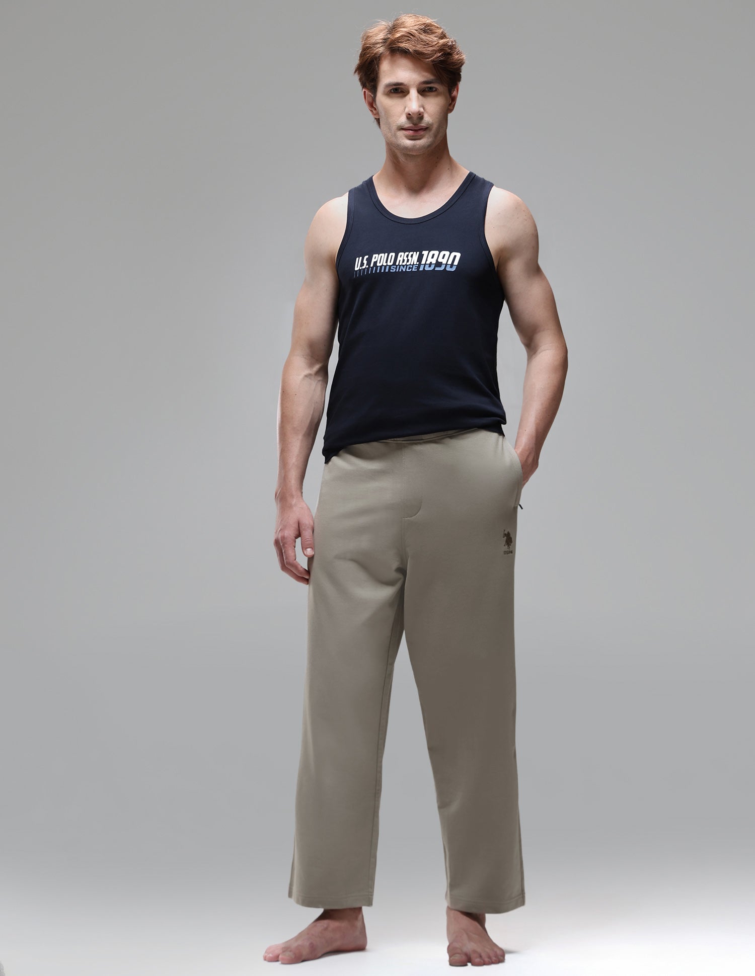 Baggy Fit Sturdy Fabric OR008 Lounge Track Pants Overland Trek - U.S. Polo Assn. India | Large