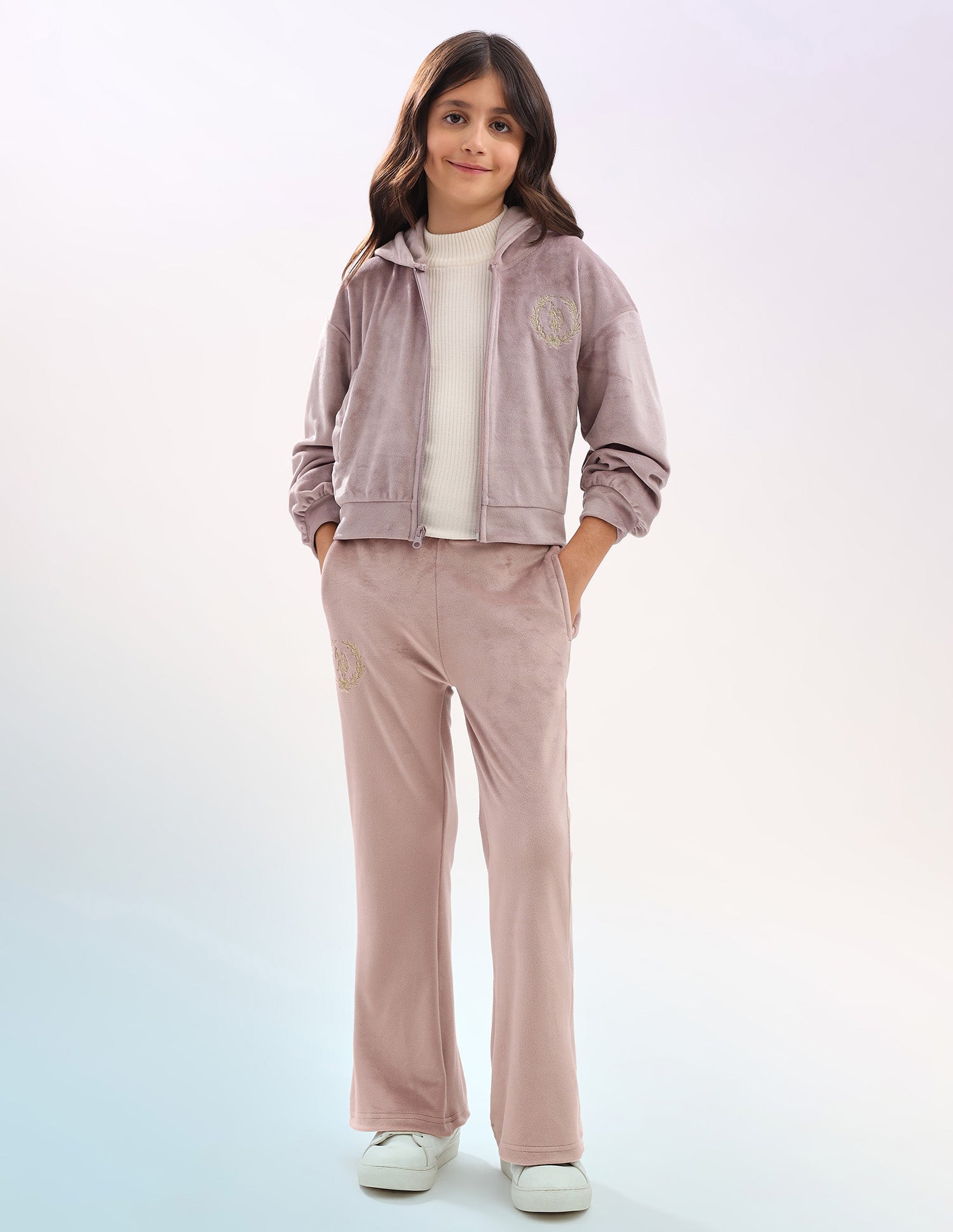 Solid Regular Fit Sweatshirt Pink - U.S. Polo Assn. India | Large