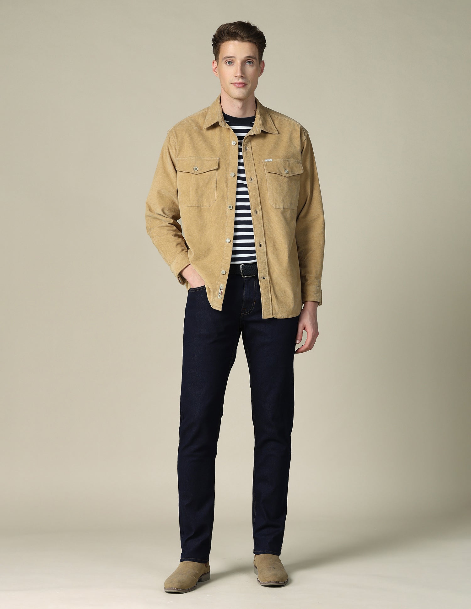 Brandon Slim Tapered Fit Blue Jeans Dark Indigo - U.S. POLO ASSN. | Large