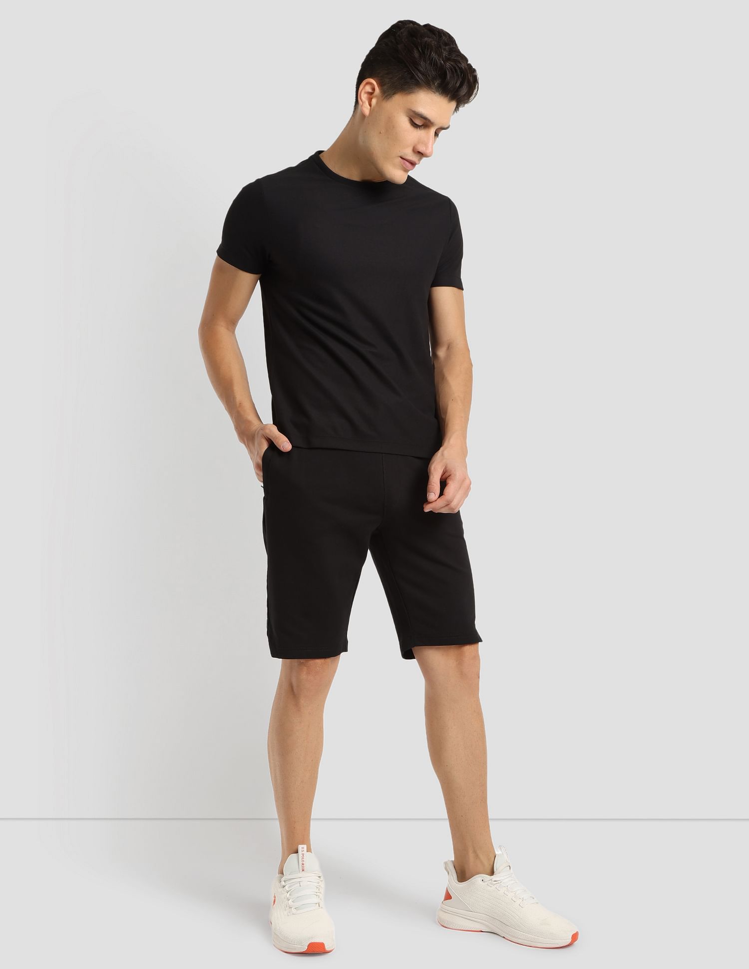 Embossed Active T-Shirt Black - U.S. POLO ASSN. | Large