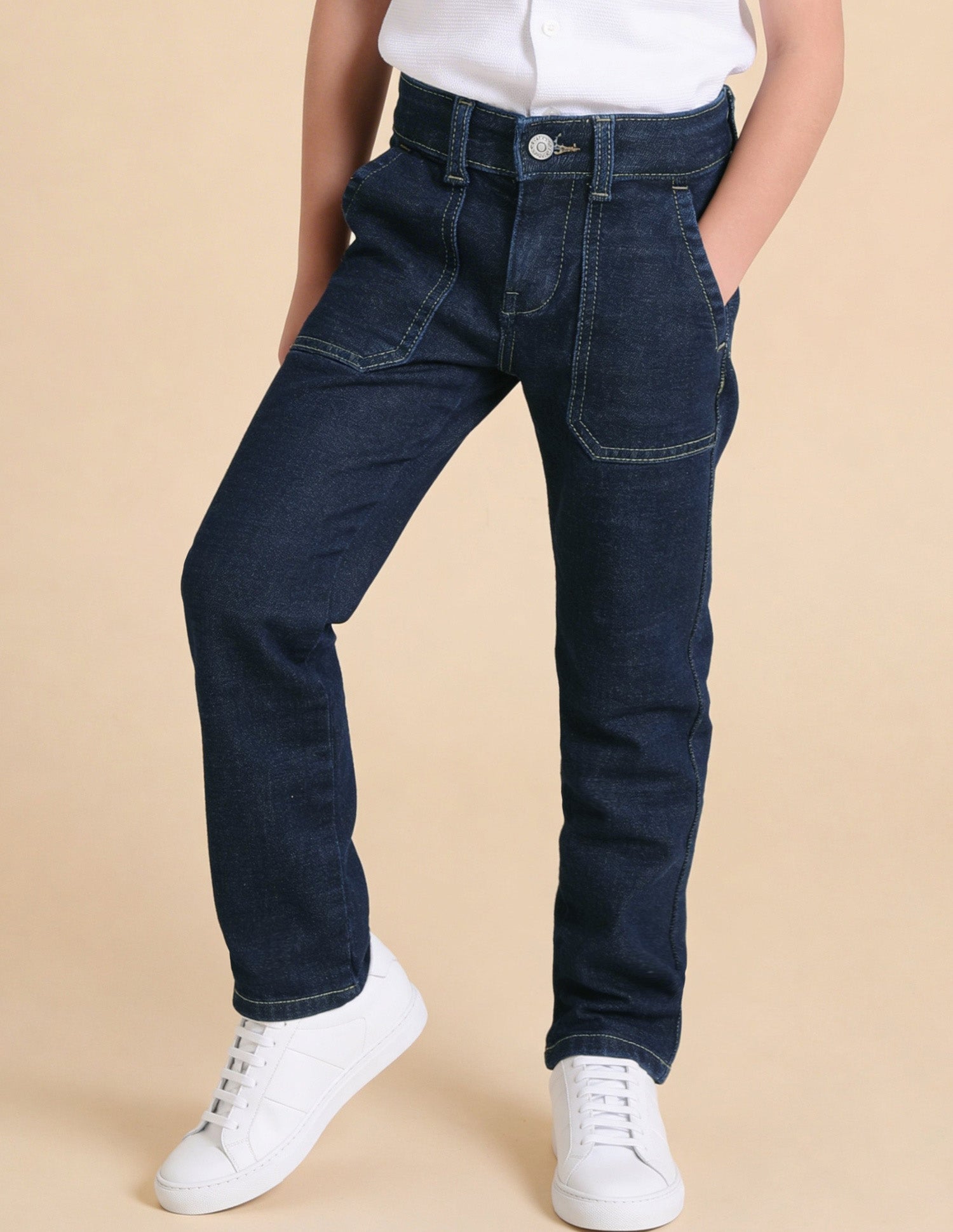 Mid Rise Slim Fit Jeans Blue - U.S. Polo Assn. India | Large