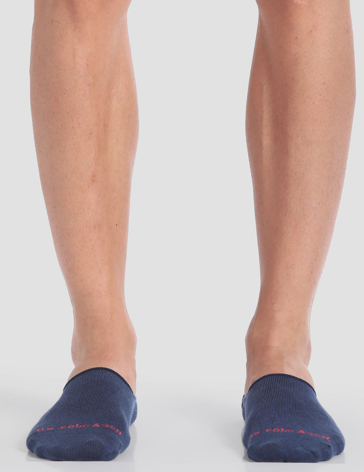 Silicone Grip No Show I646 Socks - Pack Of 3 Navy, Black and Grey - U.S. POLO ASSN. | Large