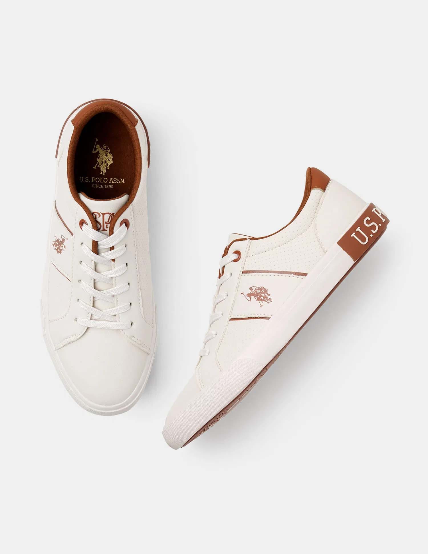 Zesta 3.0 Beige Sneaker Shoes Beige - U.S. Polo Assn. India | Large