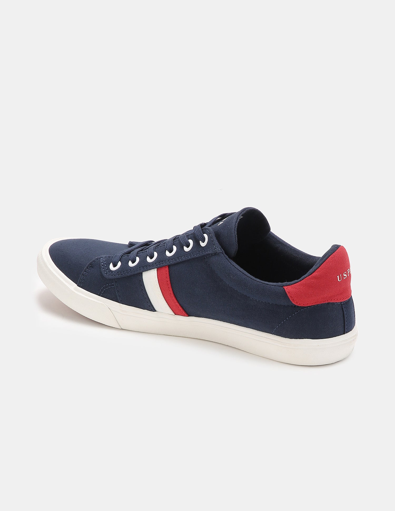 Striped Round Toe Abor 3.0 Sneakers Navy - U.S. POLO ASSN. | Large