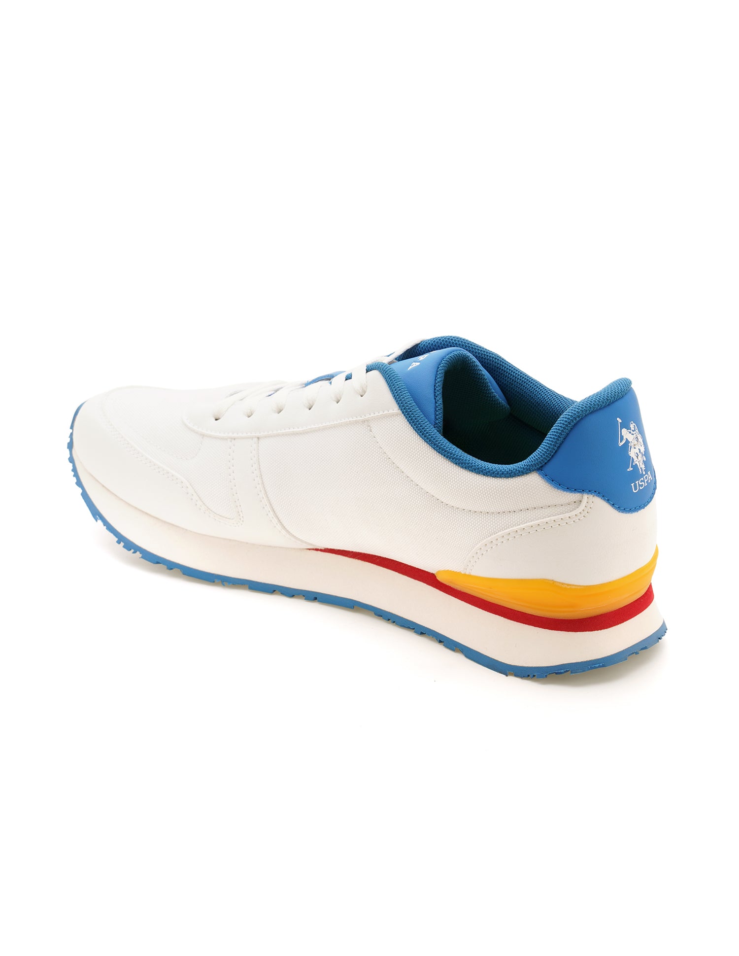 Men Cregon Off White Retro Sneakers White - U.S. Polo Assn. India | Large
