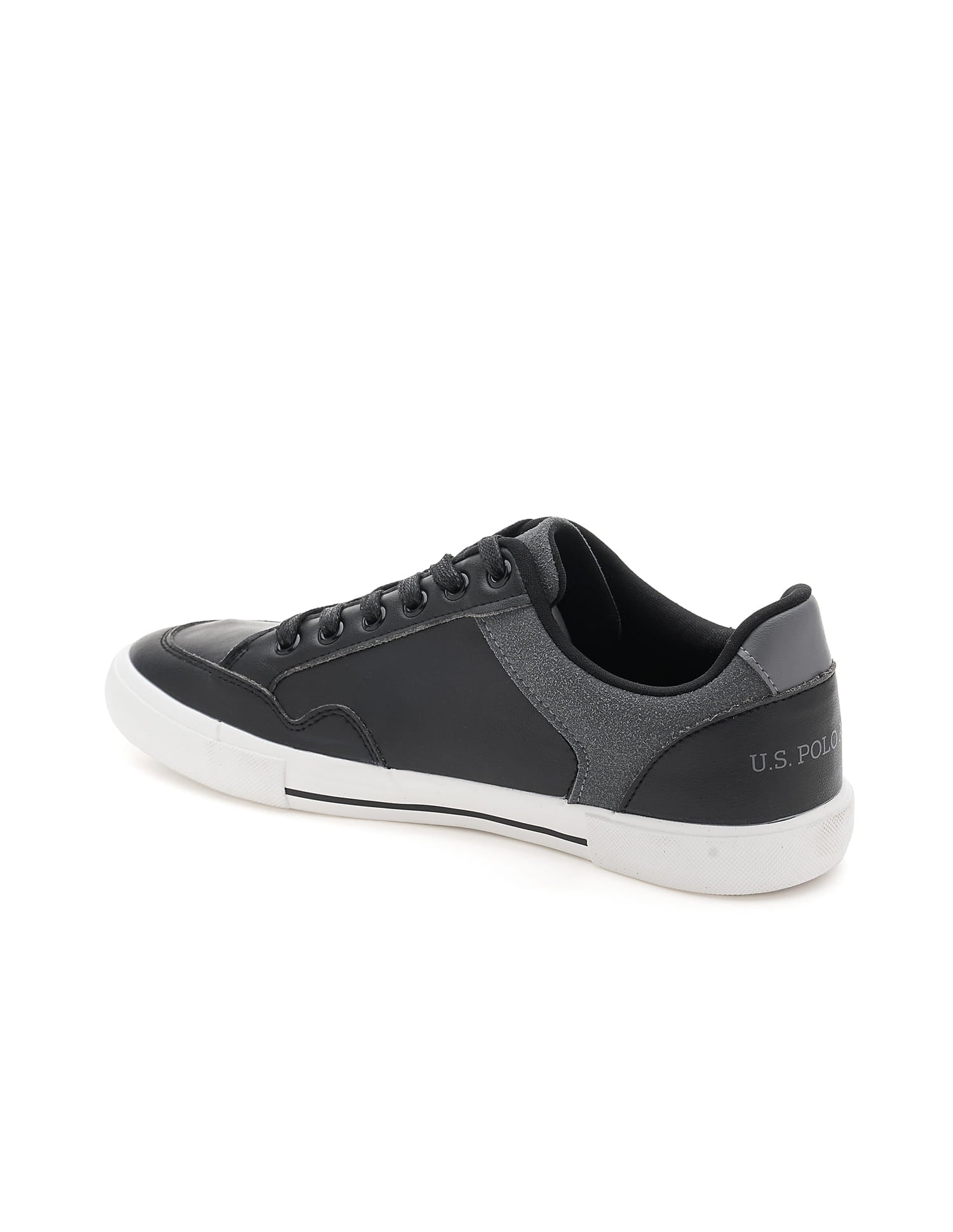 Men Hampton 4.0 Colourblocked Sneakers Black - U.S. Polo Assn. India | Large