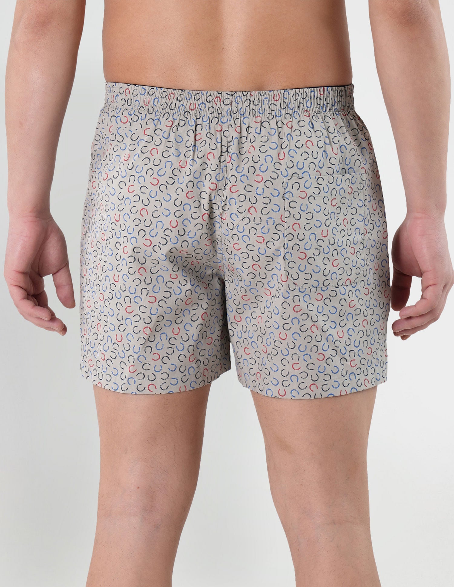 Graphic Print Cotton I657 Boxers - Pack Of 1 Grey - U.S. POLO ASSN. | Large