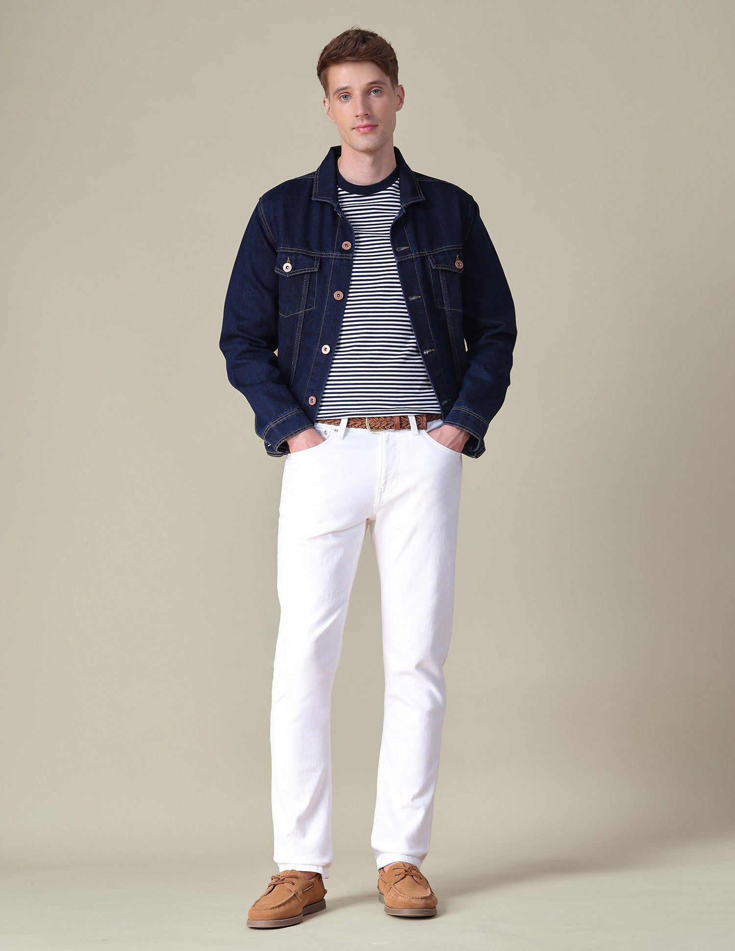 Horizontal Striped Slim Fit T-Shirt Navy - U.S. POLO ASSN. | Large