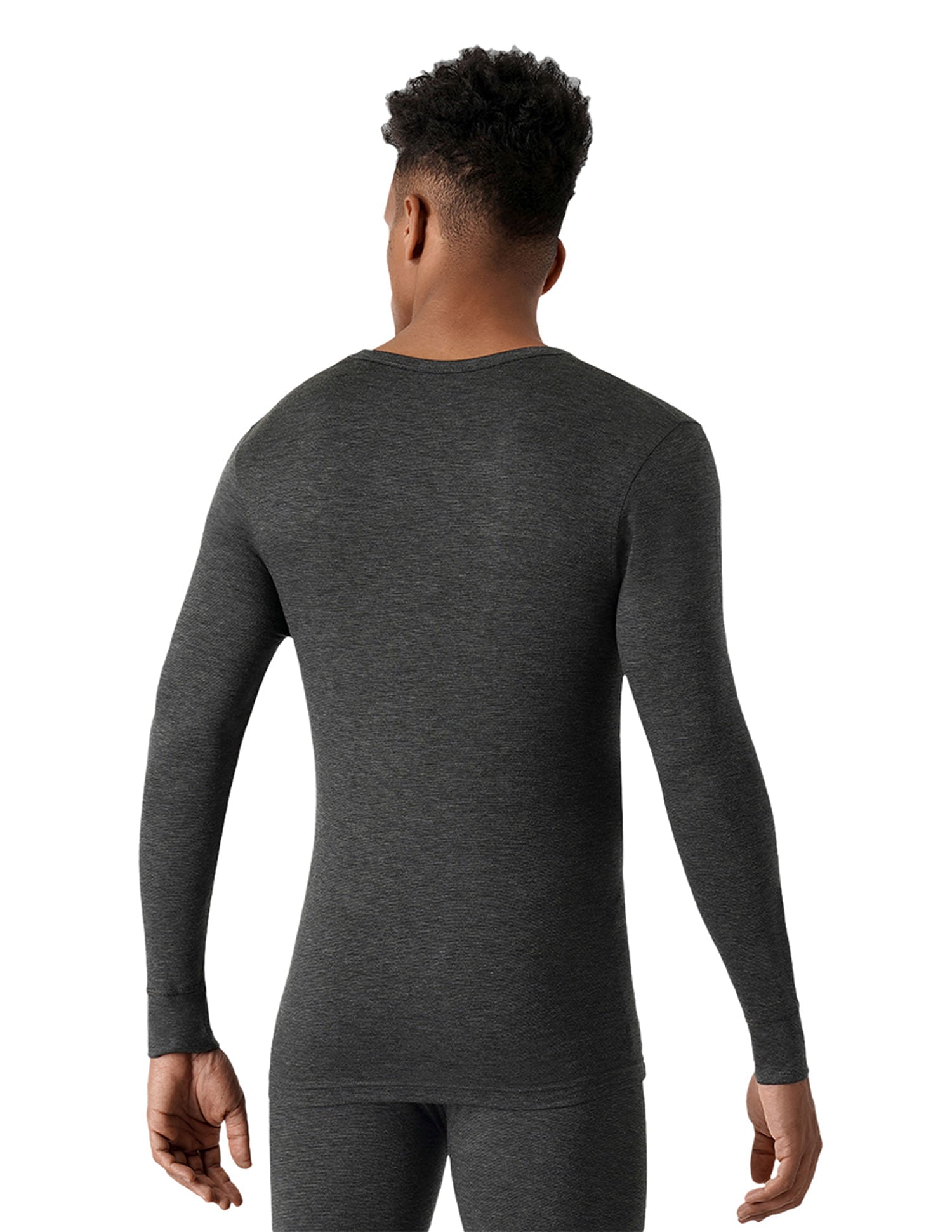Slim Fit Heathered I755 Thermal T-Shirt - Pack Of 1 Charcoal - U.S. POLO ASSN. | Large