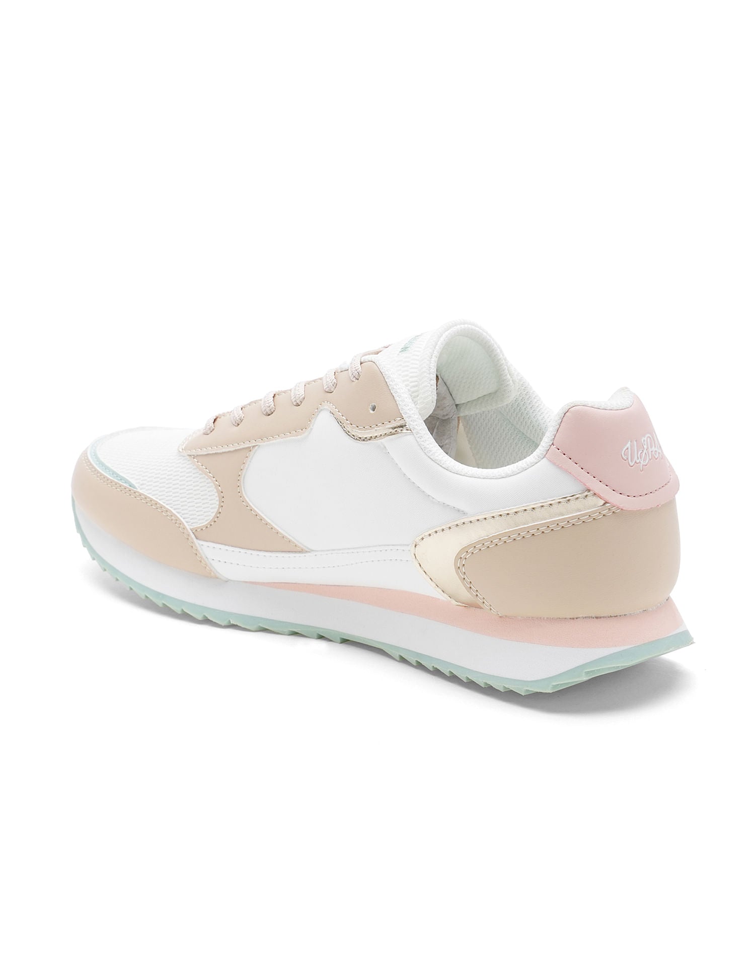 Women Colour Block Alora Sneakers Beige - U.S. POLO ASSN. | Large