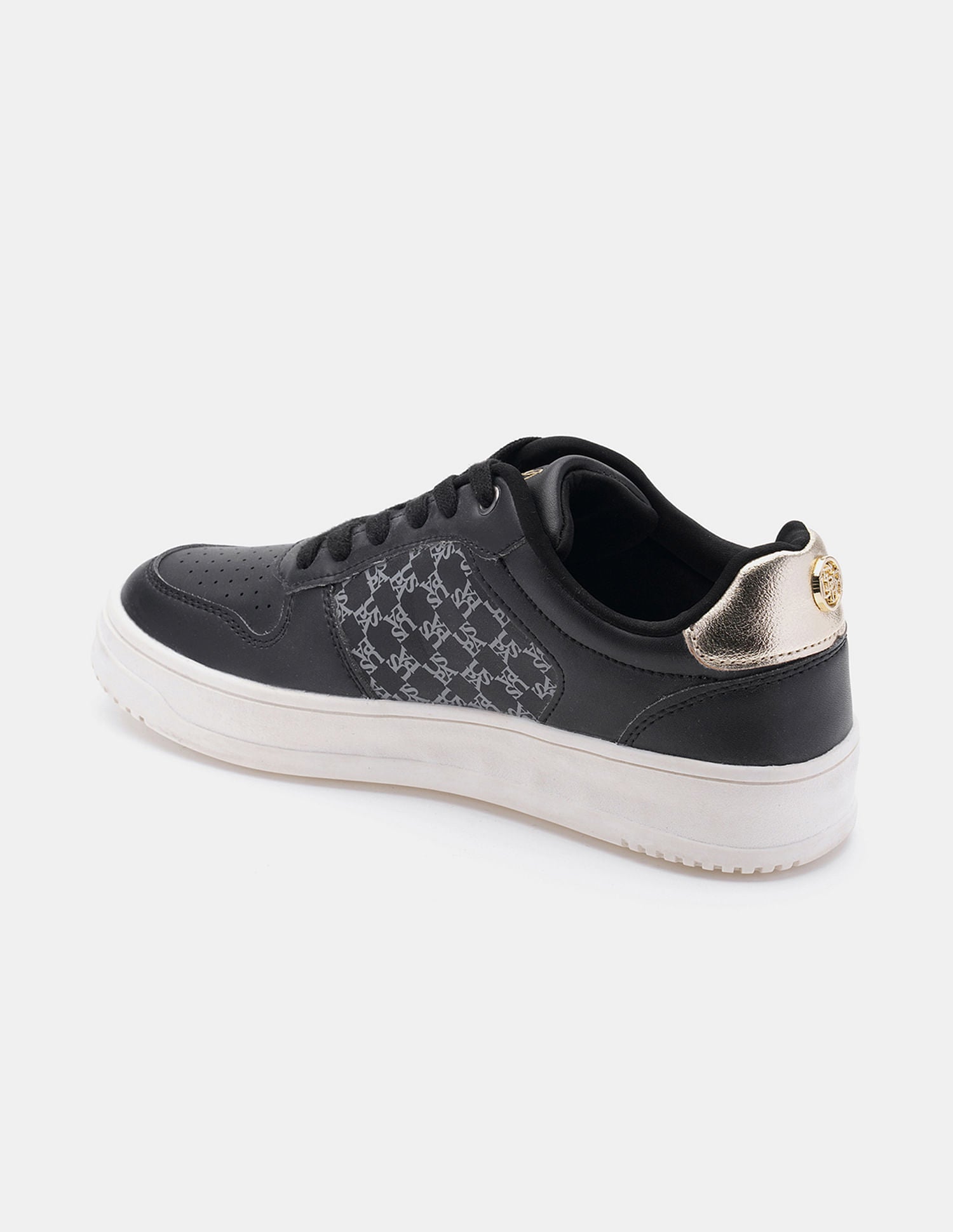 Women Round Toe Corinna Sneakers Black - U.S. POLO ASSN. | Large