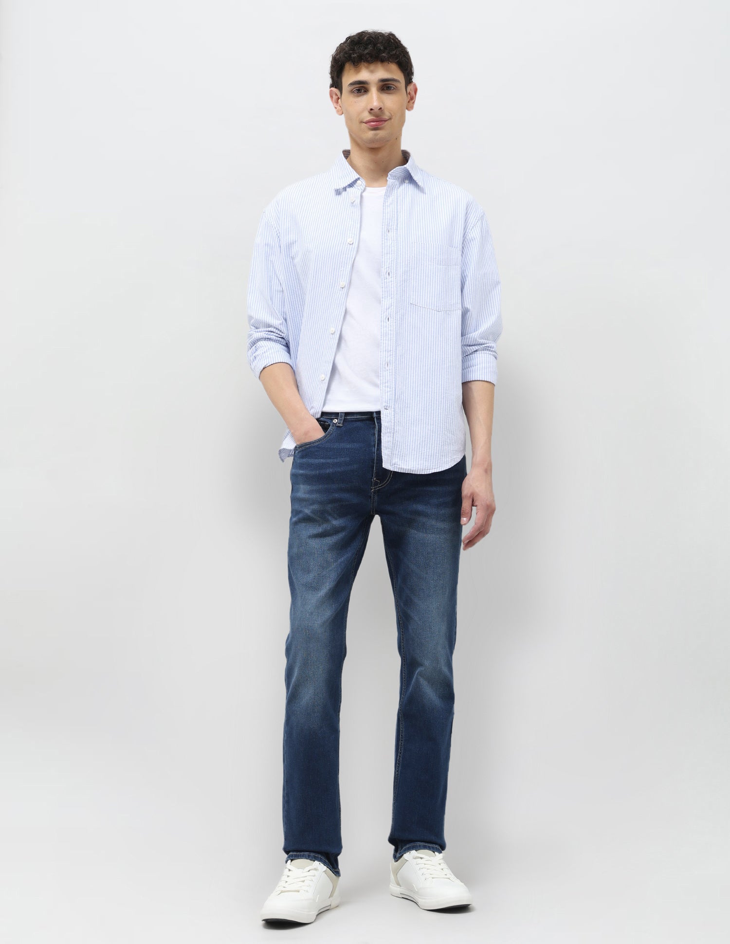 Harold Slim Straight Fit Blue Jeans Indigo - U.S. POLO ASSN. | Large