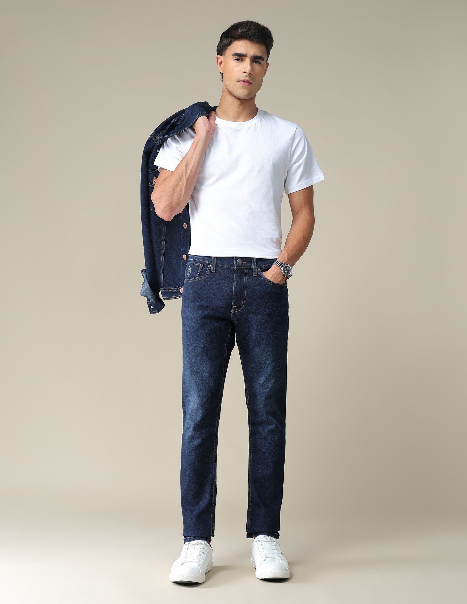 Brandon Slim Tapered Fit Jeans Blue - U.S. POLO ASSN. | Large