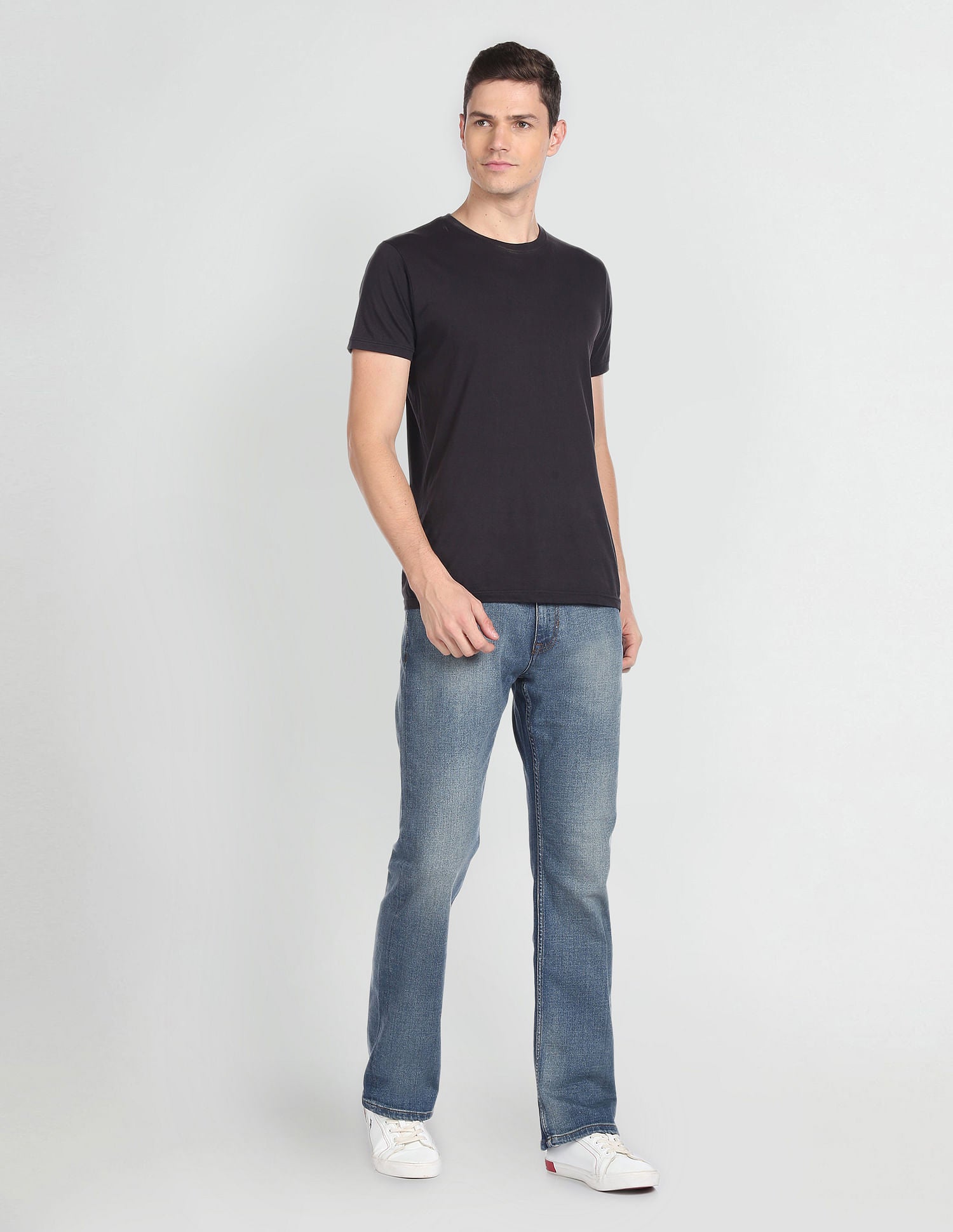 Stone Wash Connor Bootcut Jeans Blue - U.S. Polo Assn. India | Large