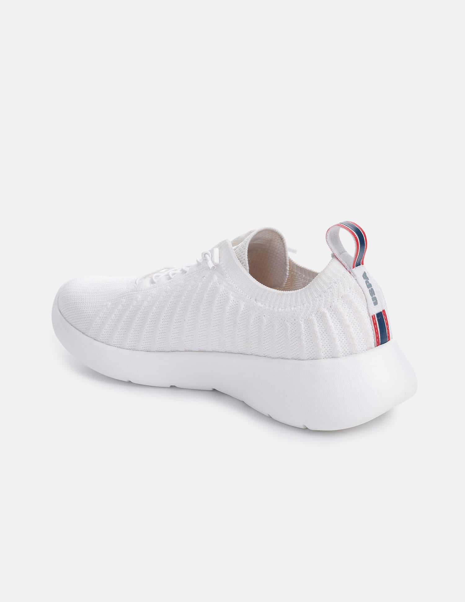 Men Solid Rocco Sports Sneakers White - U.S. Polo Assn. India | Large