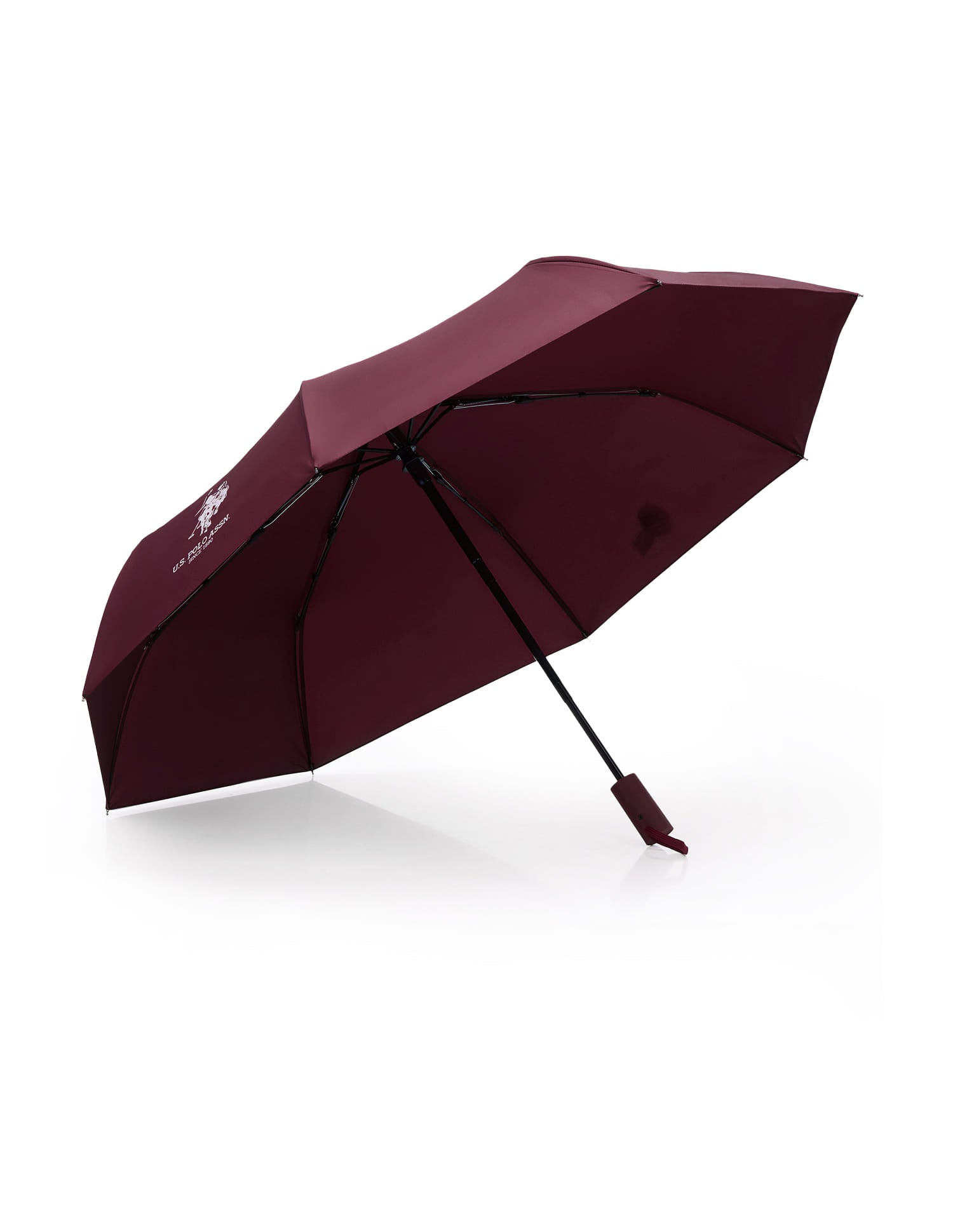 Logo Print Durable Umbrella Red - U.S. Polo Assn. India | Large