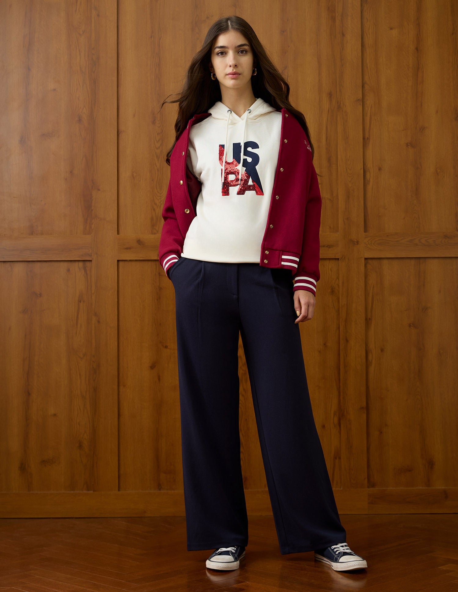 Regular Fit Brand Printed Sweatshirt White - U.S. POLO ASSN. | Large