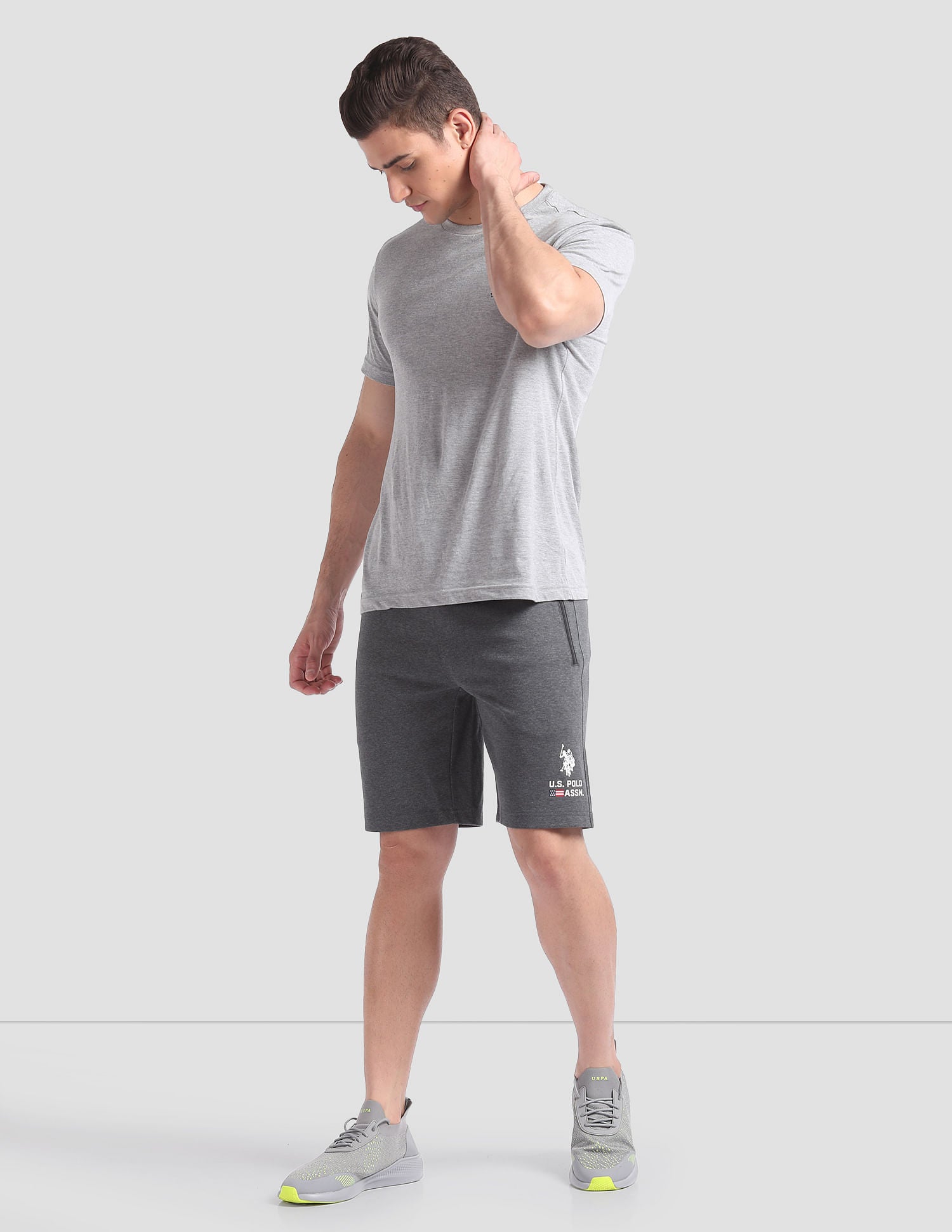 High Strength LS004 Lounge Shorts - Pack Of 1 Antra - U.S. POLO ASSN. | Large