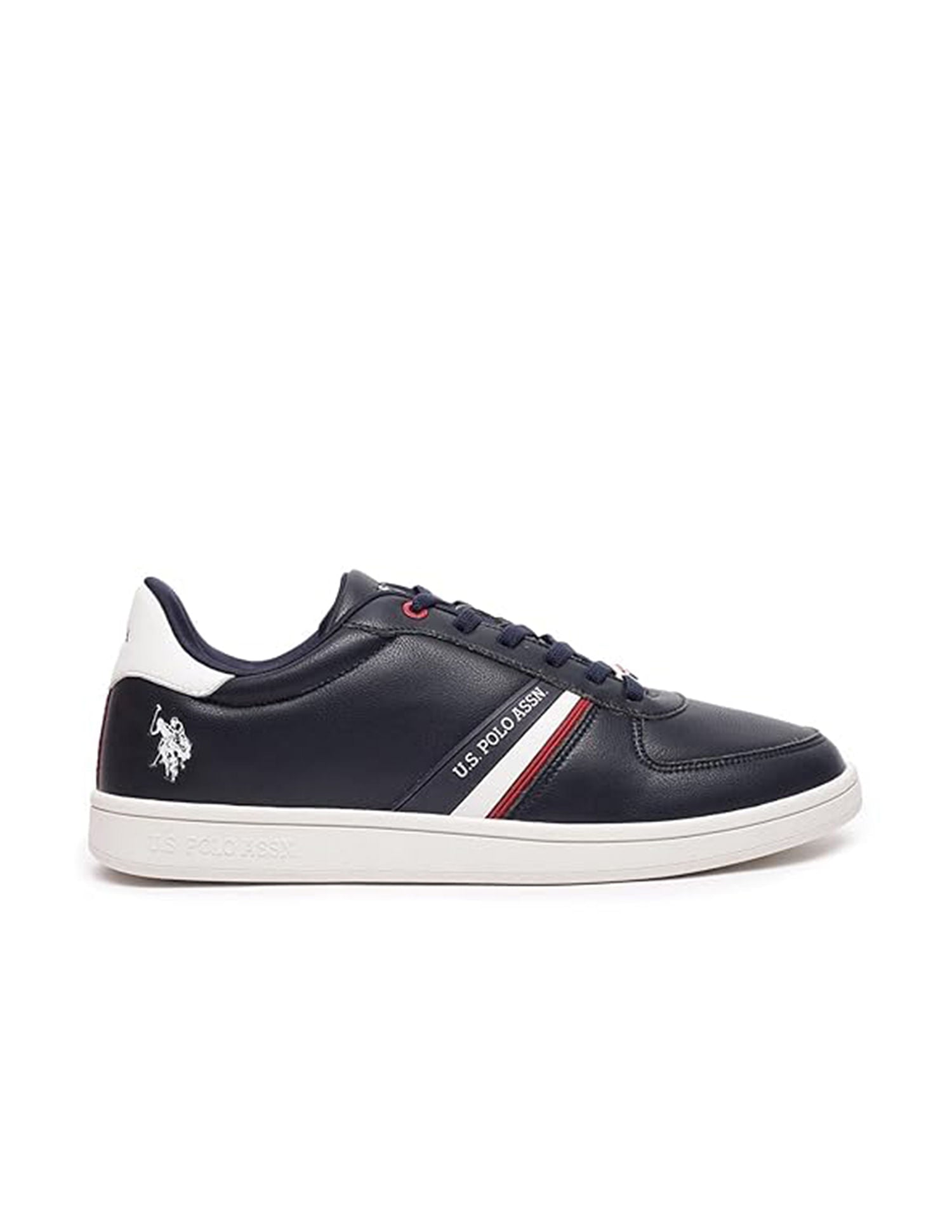 Men Brand Stripe Alco Sneakers Navy - U.S. Polo Assn. India | Large