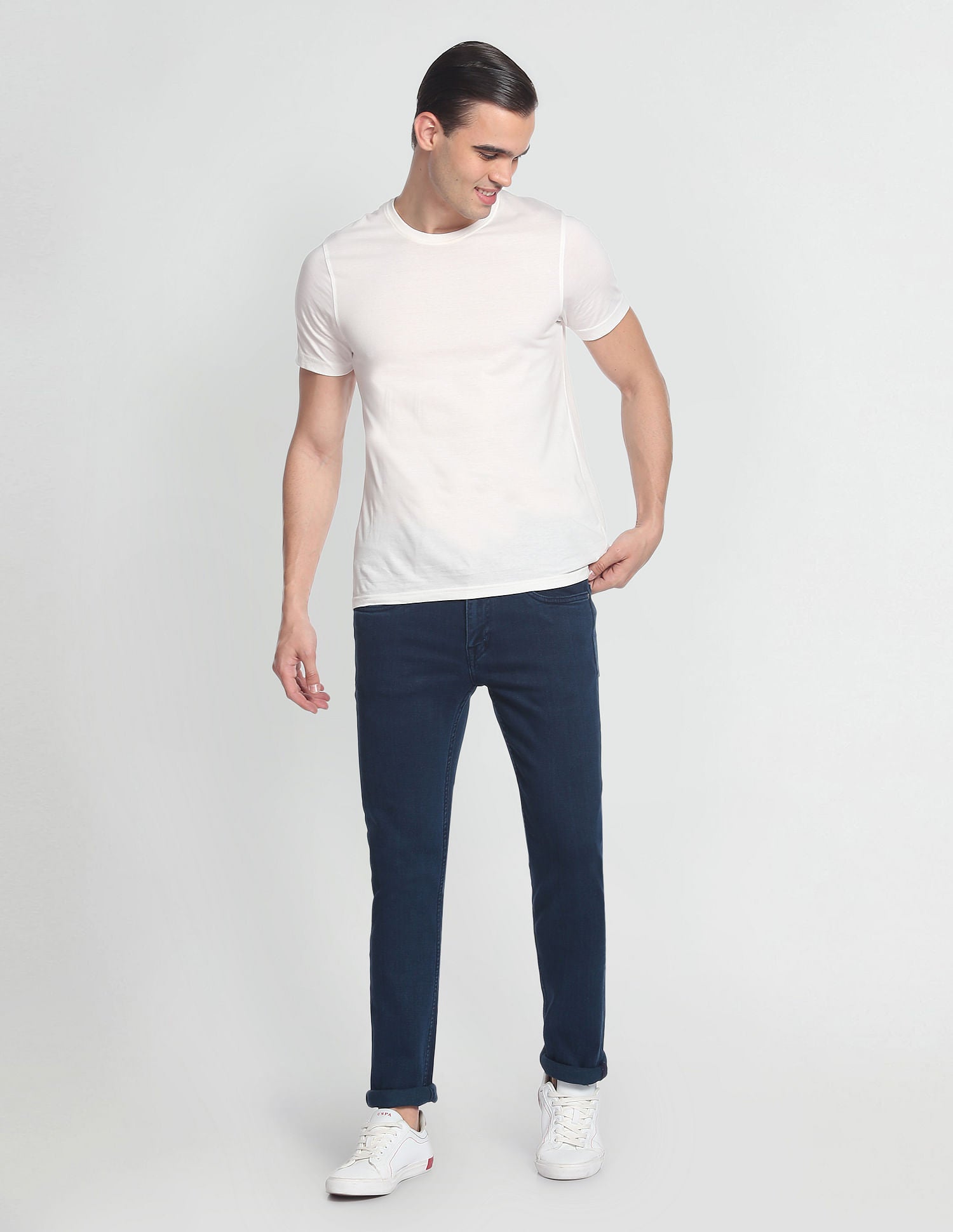 Regallo Skinny Super Soft Jeans Indigo - U.S. Polo Assn. India | Large