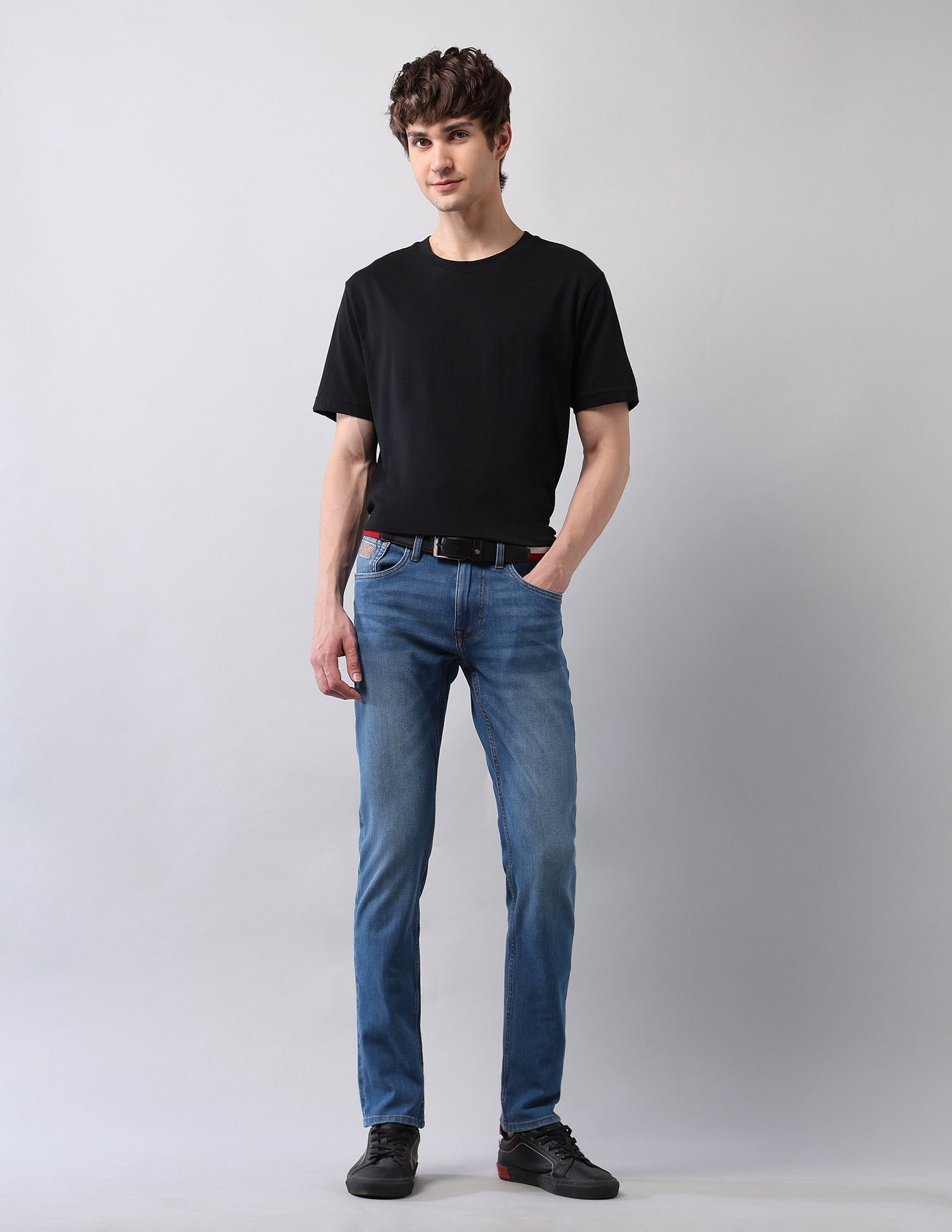 Regallo Skinny Fit Blue Jeans Blue - U.S. Polo Assn. India | Large