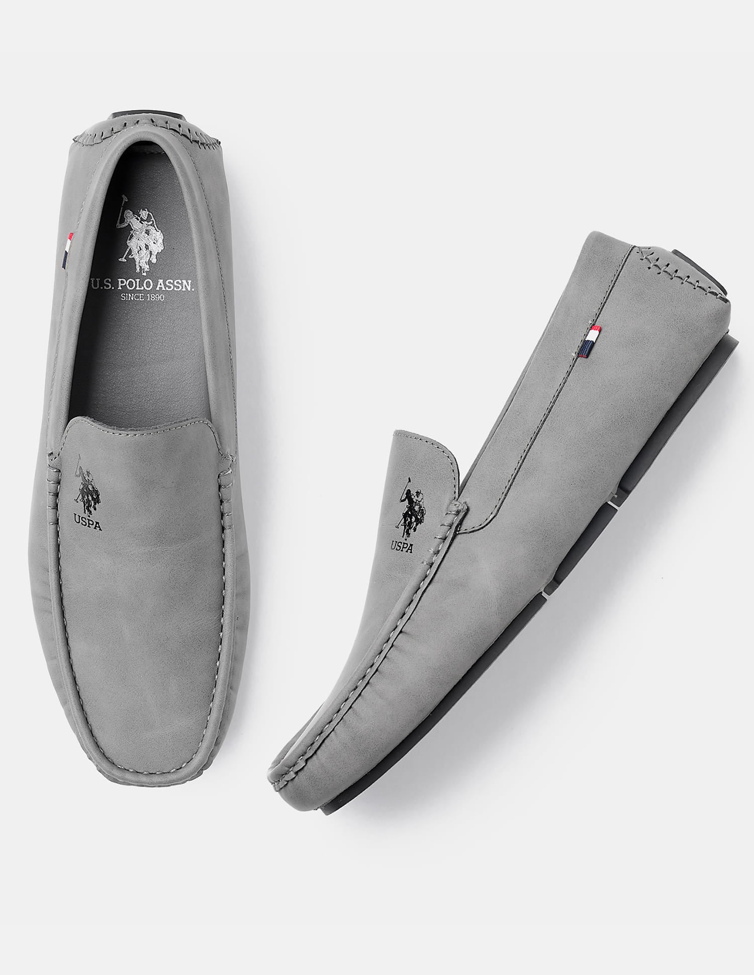 Men Aaron 6.0 Loafers Grey - U.S. Polo Assn. India | Large