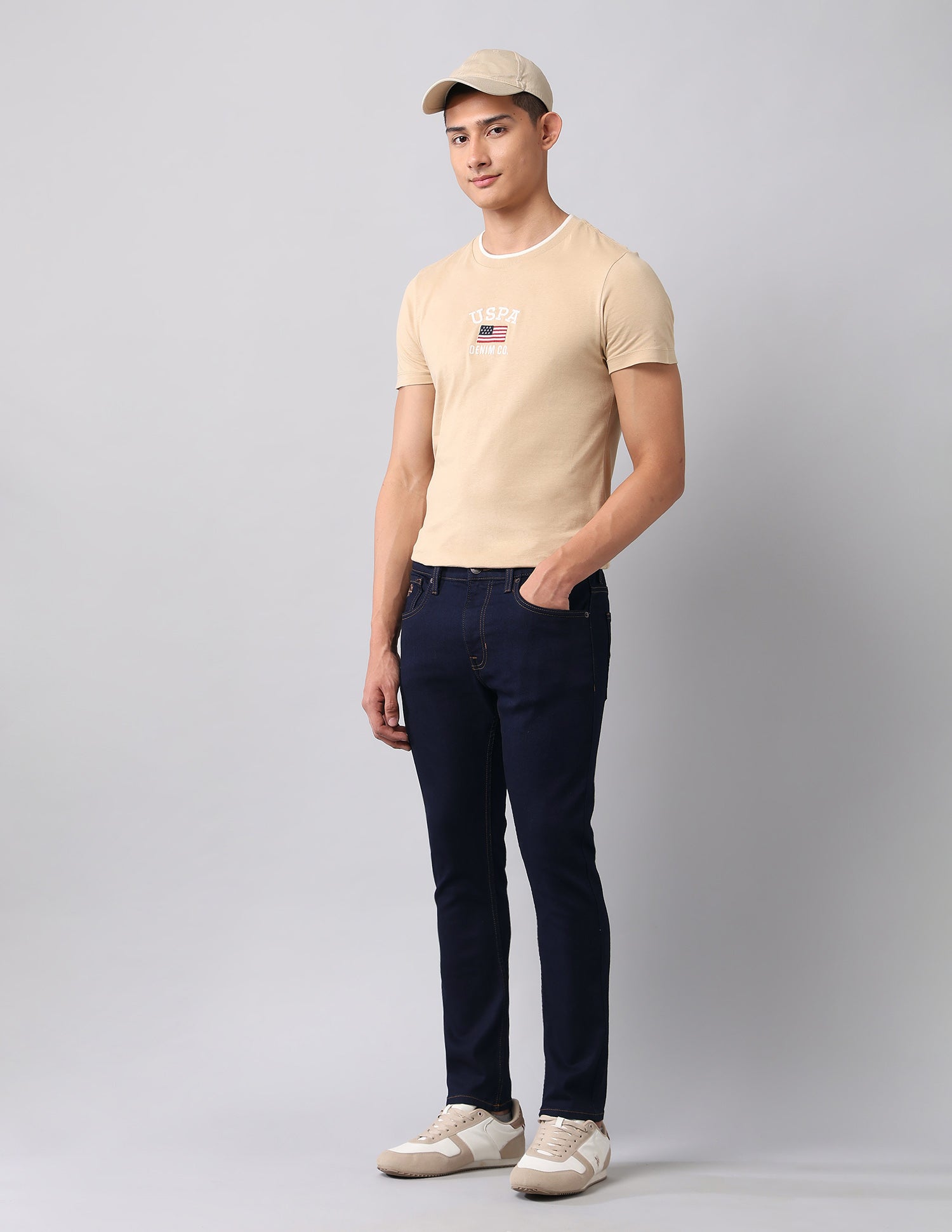 Henry Tapered Fit Blue Jeans Dark Blue - U.S. Polo Assn. India | Large
