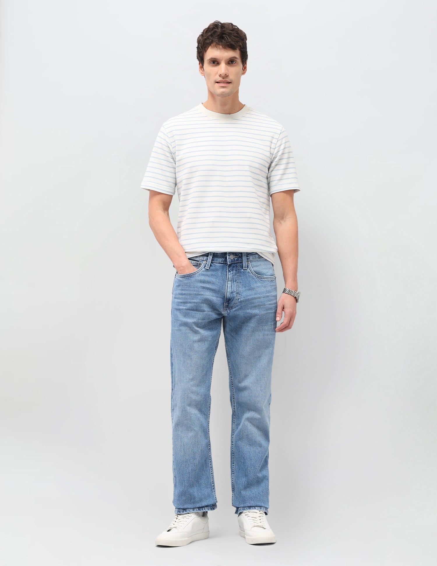 Solid Bootcut Jeans Blue - U.S. Polo Assn. India | Large