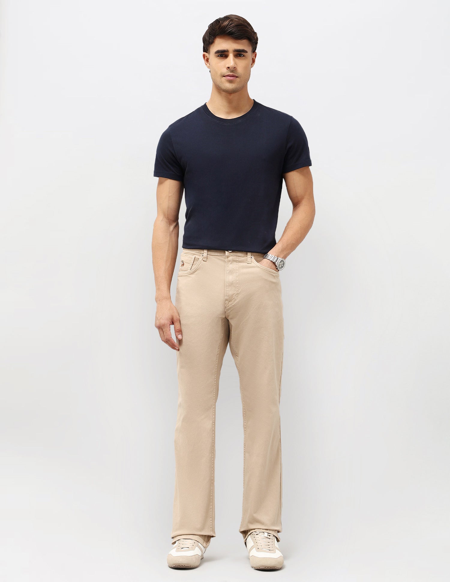 Connor Bootcut Beige Jeans Beige - U.S. POLO ASSN. | Large