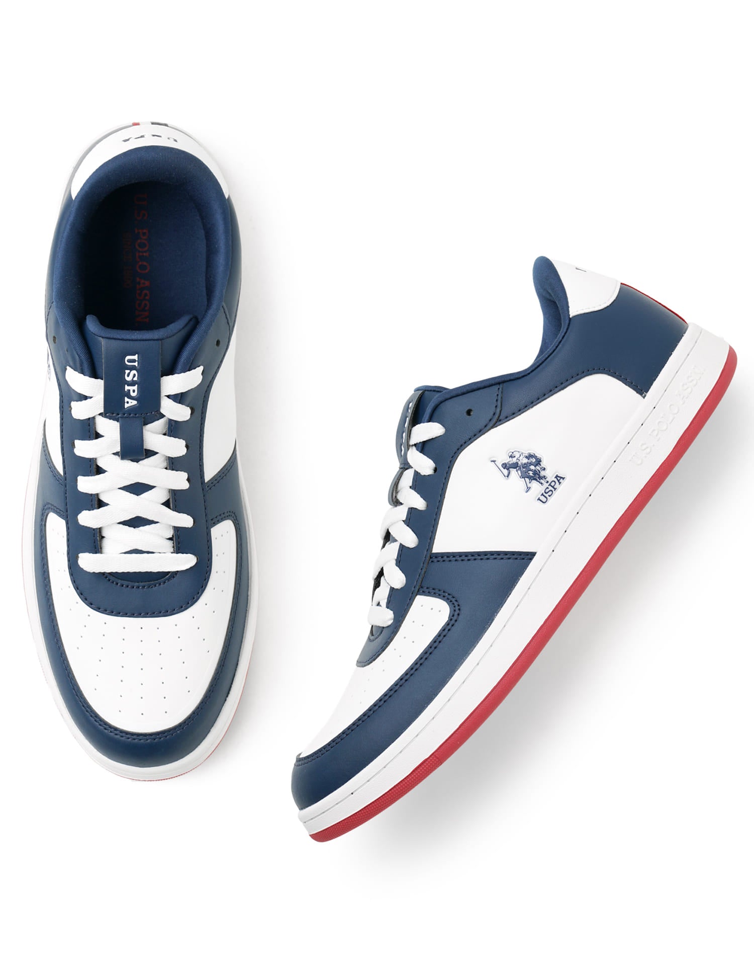 Men Colorblocked Rein 3.0 Sneakers Dark Blue - U.S. Polo Assn. India | Large